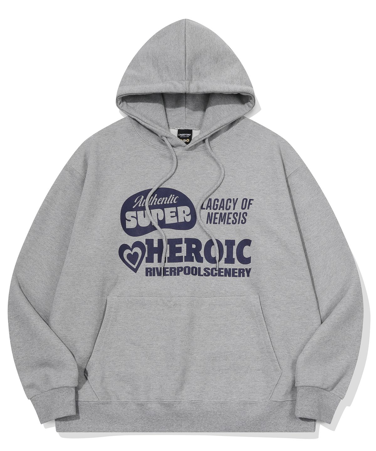 꼼파뇨(CPGN STUDIO) HEROIC 후드티 그레이
