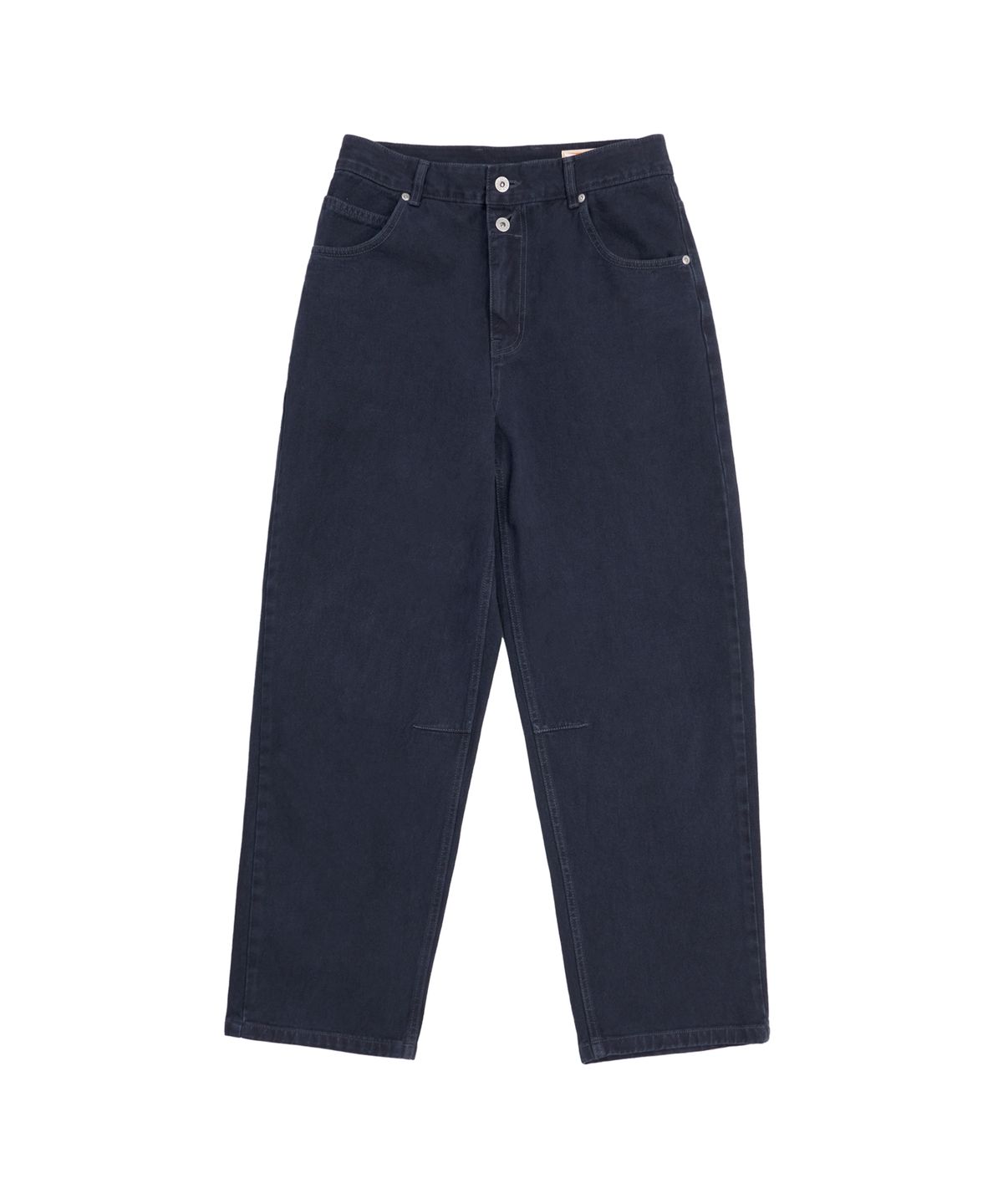 헬로 선라이즈(HELLO SUNRISE) Washed Two Button Denim Pants_Navy