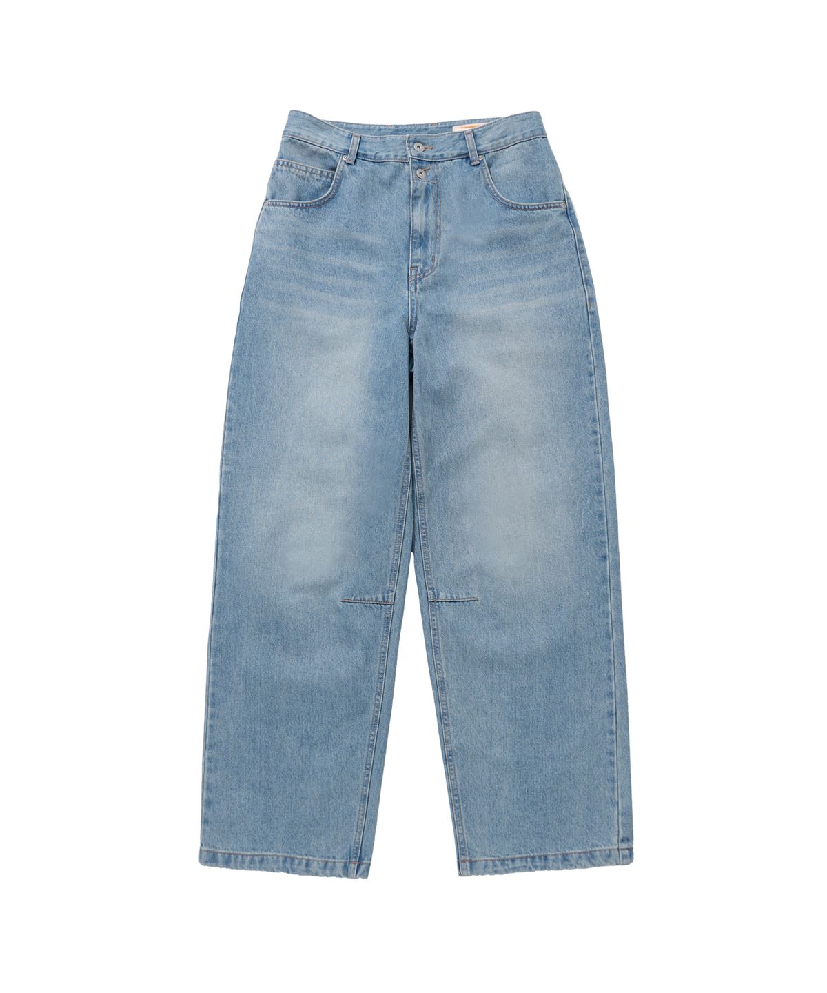 헬로 선라이즈(HELLO SUNRISE) Washed Two Button Denim Pants_Blue