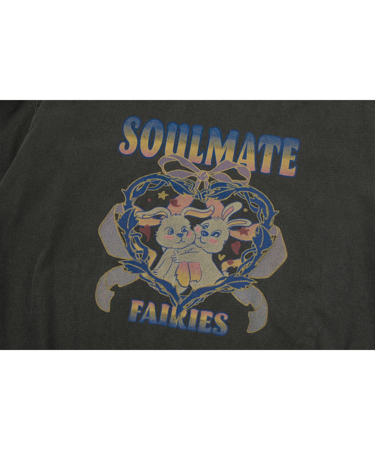 꼼파뇨(CPGN STUDIO) SoulMate 피그먼트 반팔티 스모크블랙