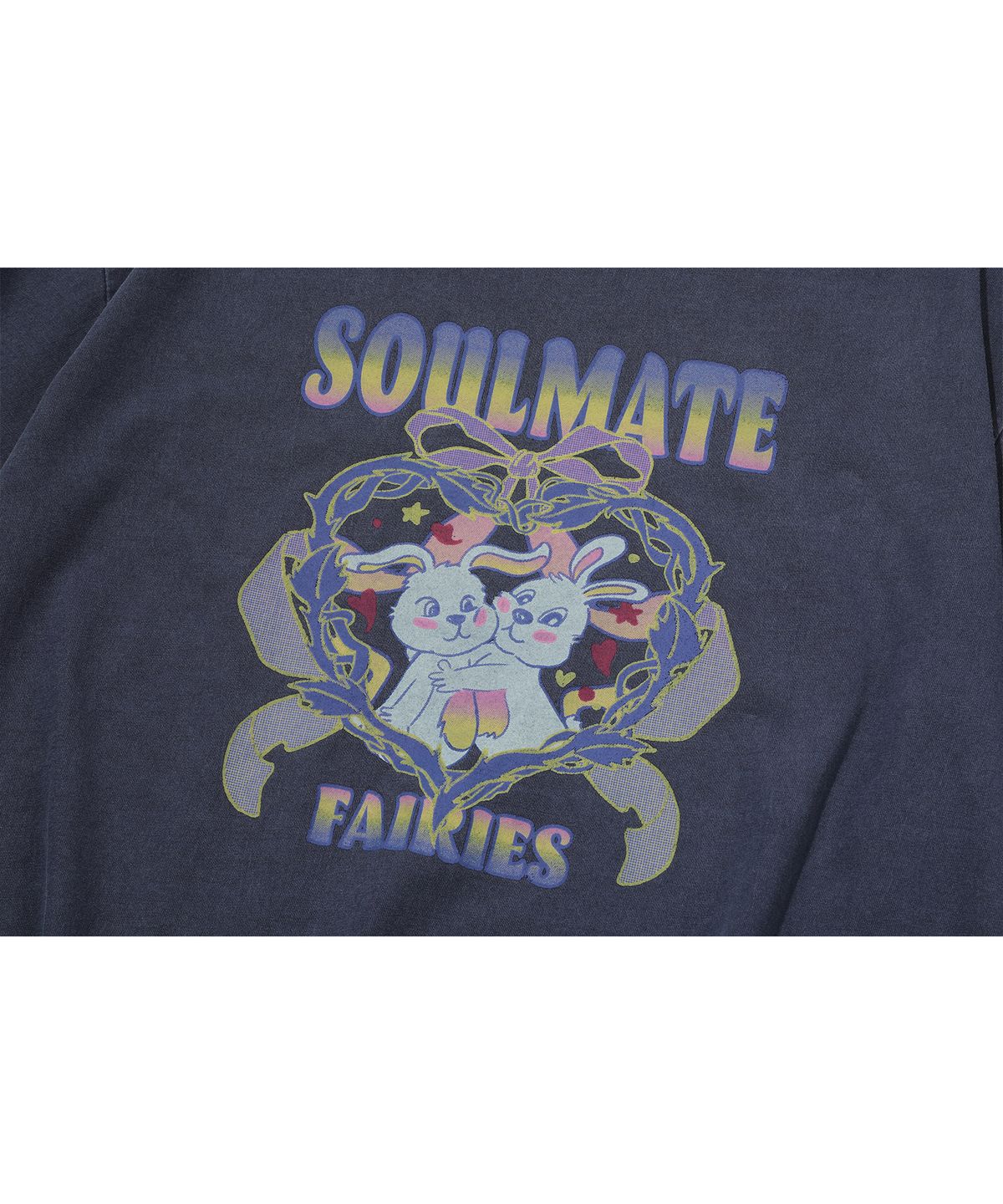 꼼파뇨(CPGN STUDIO) SoulMate 피그먼트 반팔티 다크블루