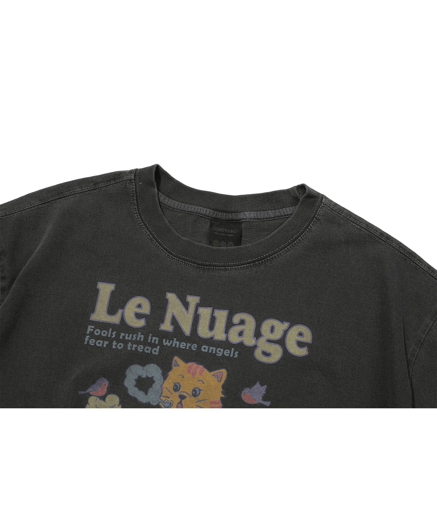 CPGN STUDIOのBubble Heart Pigment Short Sleeve T-shirt 全3色 MUSINSA | CPGN STUDIO Bubble Heart Pigment Short Sleeve T