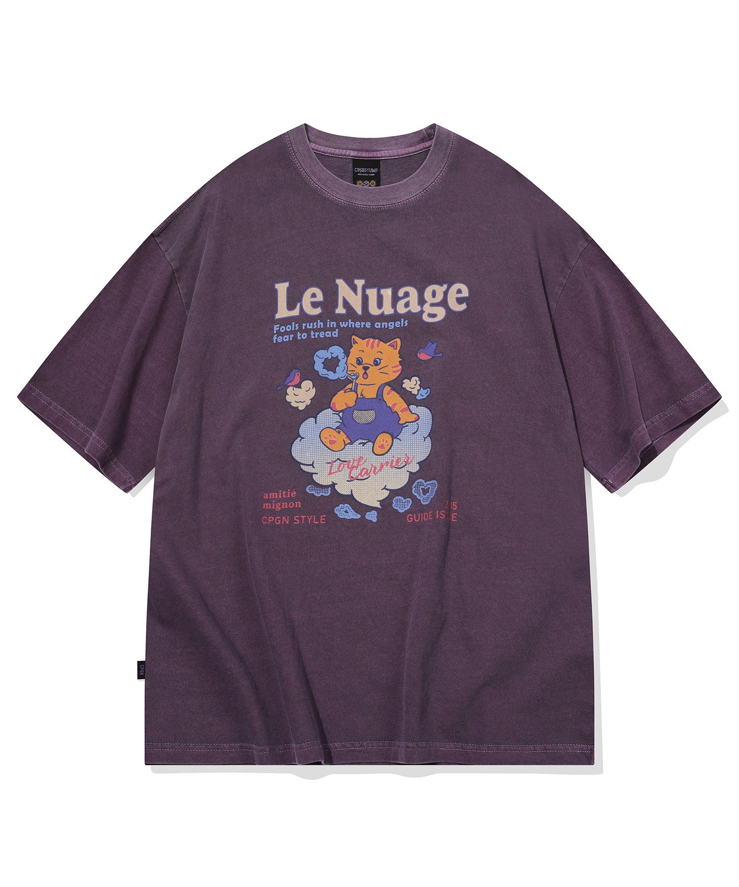 CPGN STUDIOのBubble Heart Pigment Short Sleeve T-shirt 全3色 MUSINSA公式 | CPGN STUDIO Bubble Heart Pigment Short Sleeve