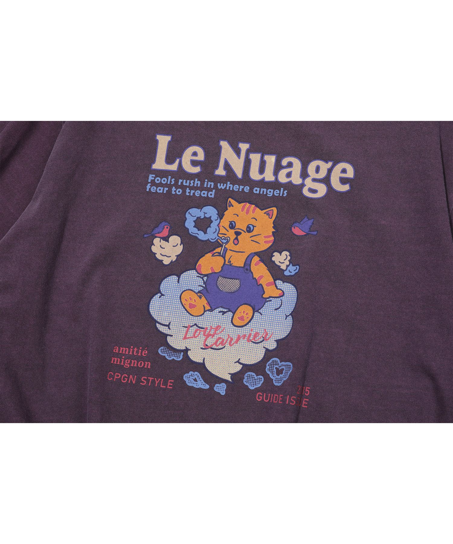 MUSINSA公式 | CPGN STUDIO Bubble Heart Pigment Short Sleeve