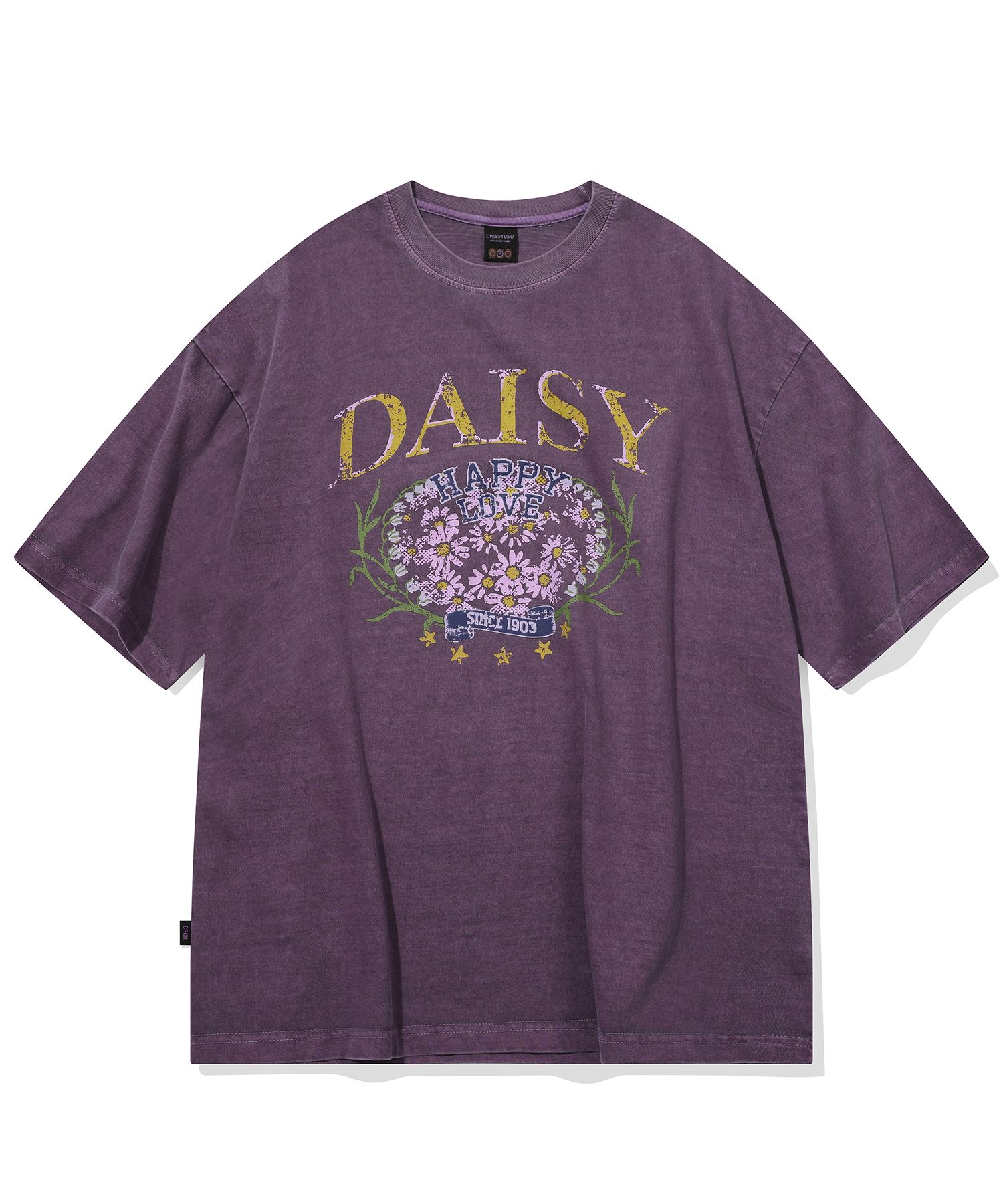 CPGN STUDIOの Daisy Pigment Short Sleeve T-Shirt 全2色 MUSINSA公式 | CPGN STUDIO Daisy Pigment Short Sleeve T-Shirt