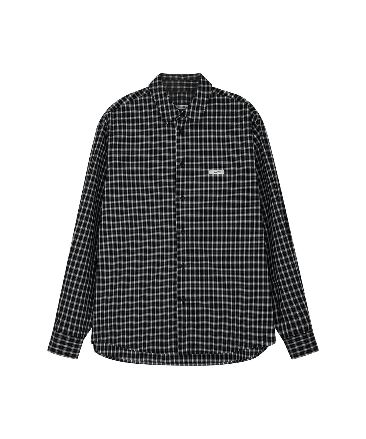 프로세스(PROCESS) Tatan Check Shirt - Black