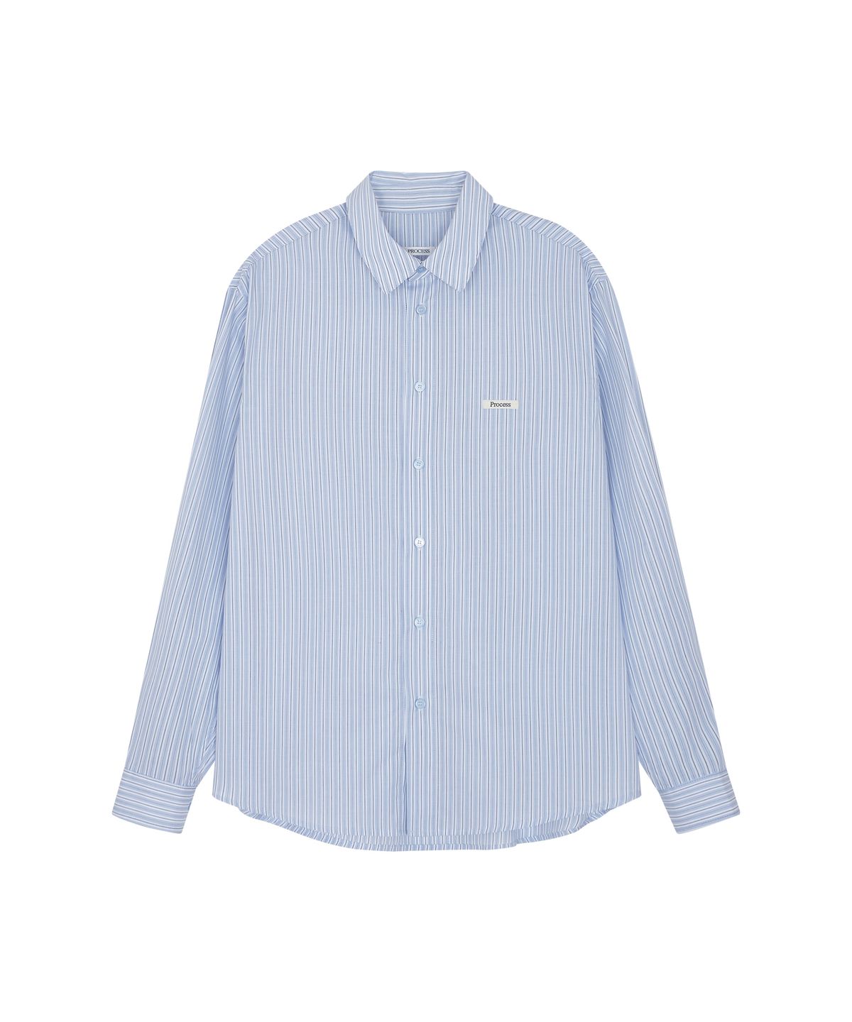 프로세스(PROCESS) Vintage Check Shirt - Sky Blue