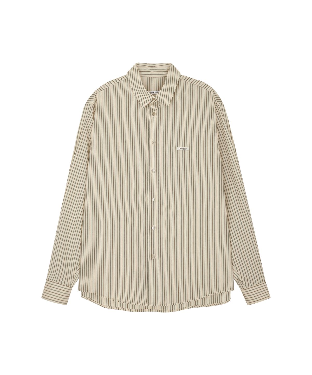 피알씨에스에스(PRCSS) Vintage Check Shirt - Mocha Brown