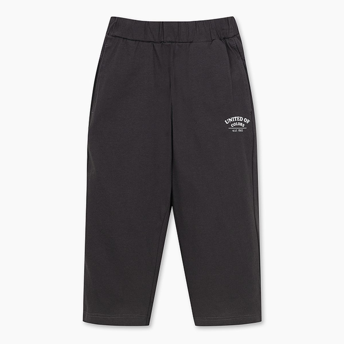 베네통키즈(BENETTONKIDS) 7부 트레이닝 팬츠_QATP07531DG