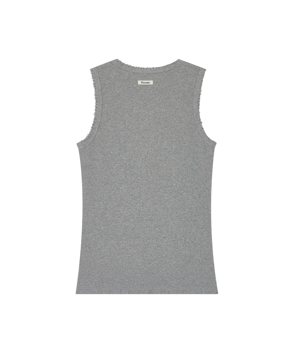 피알씨에스에스(PRCSS) Destroyed Logo Sleeveless - Melange Grey