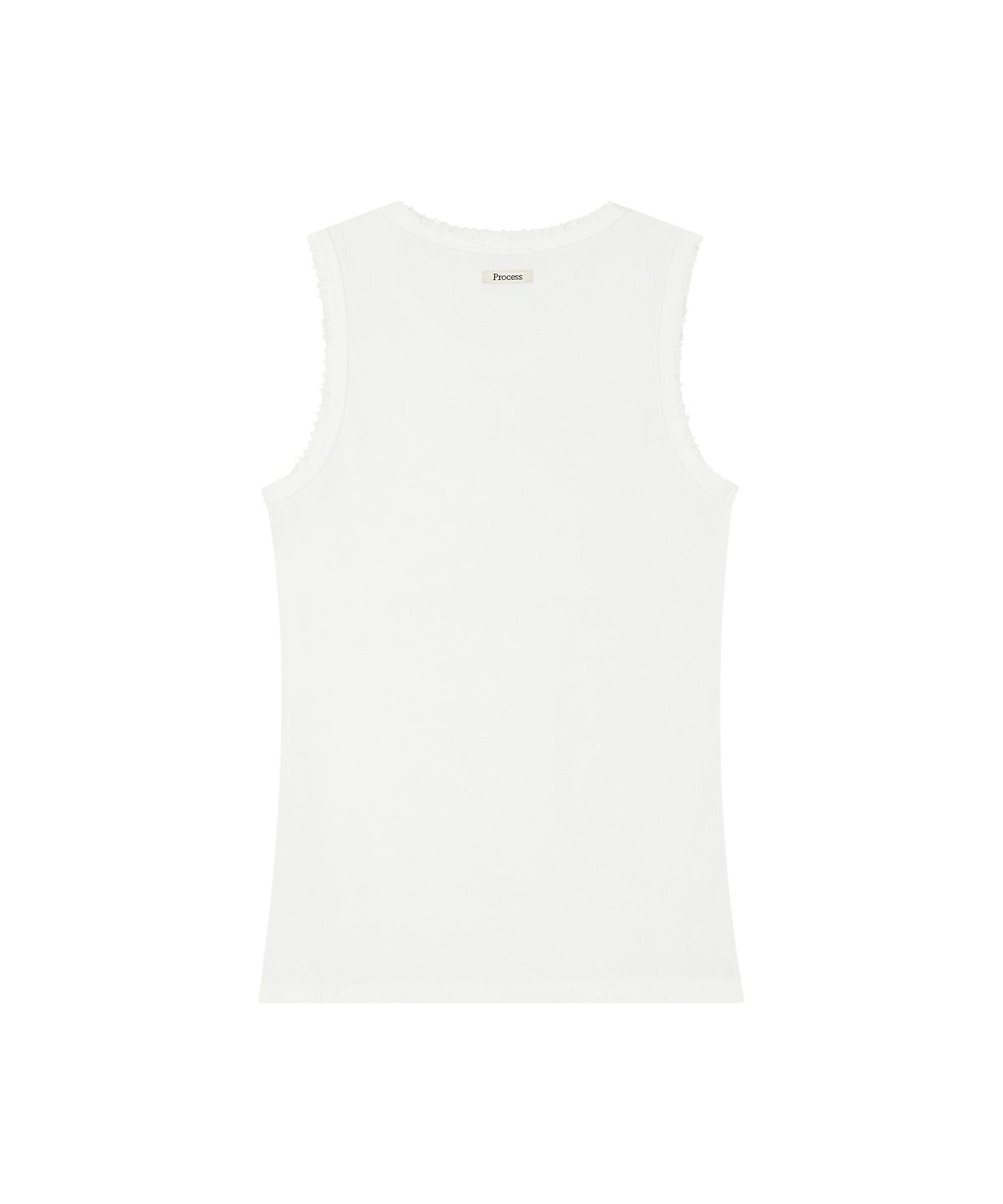 피알씨에스에스(PRCSS) Destroyed Logo Sleeveless - White