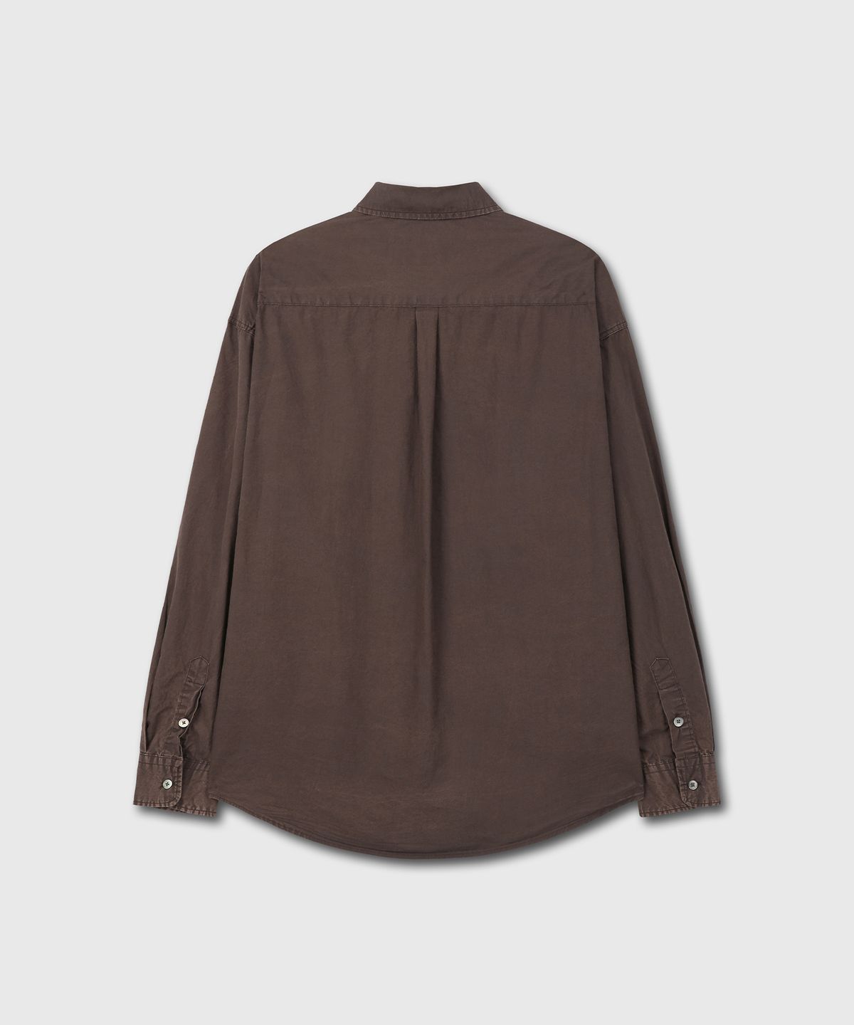 다이브인(DIVEIN) CHAFE WASHED SHIRTS (BROWN)