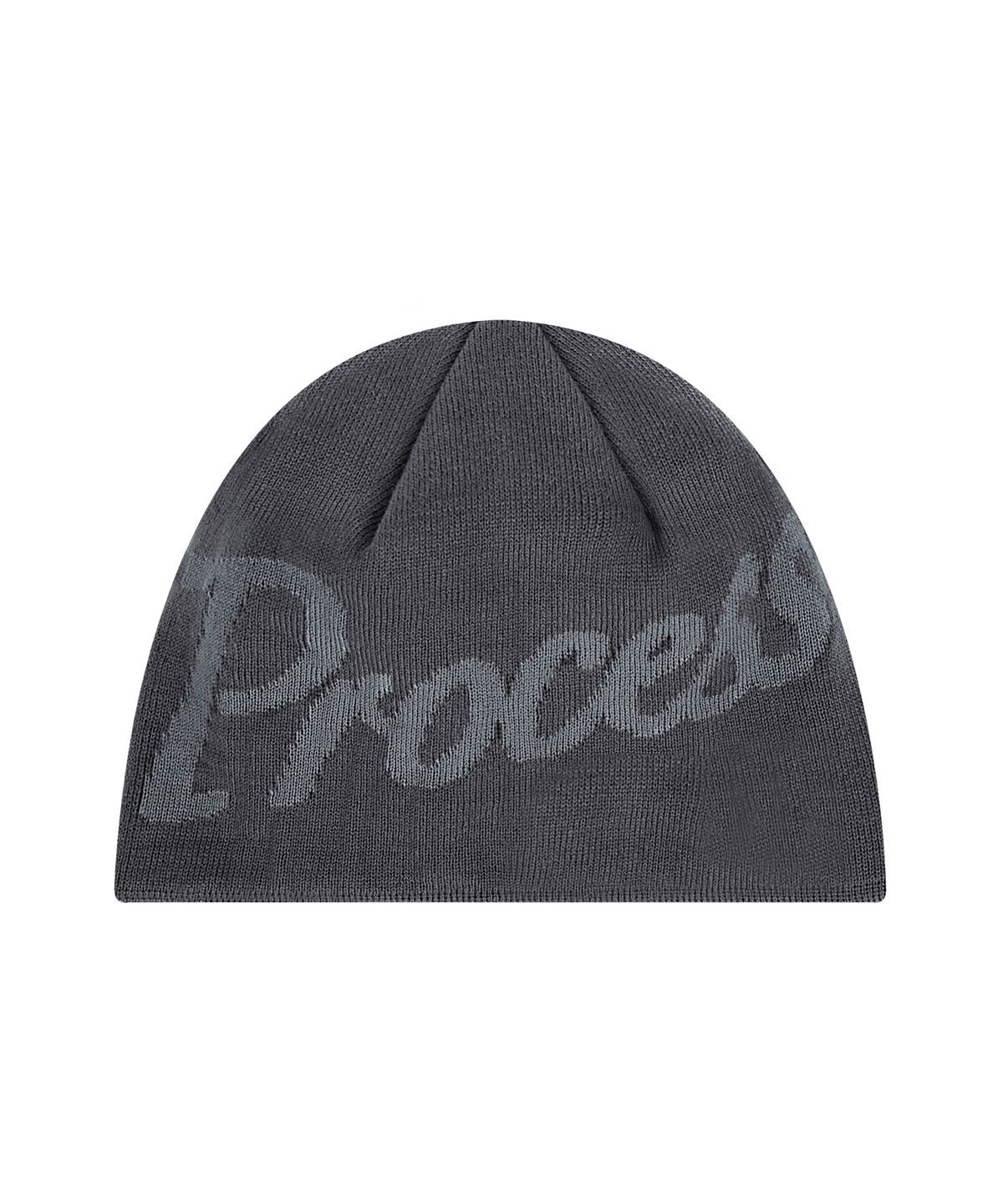 피알씨에스에스(PRCSS) Applique Beanie - Grey