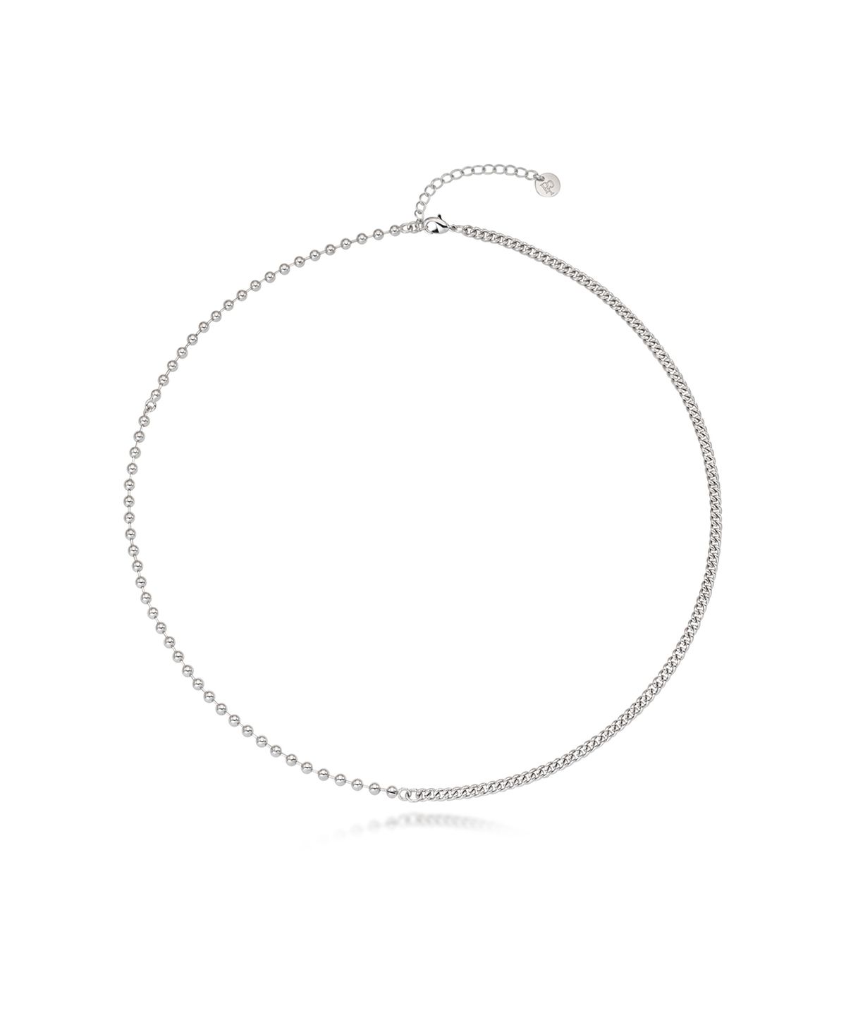 피알씨에스에스(PRCSS) Dual Chain Necklace - White