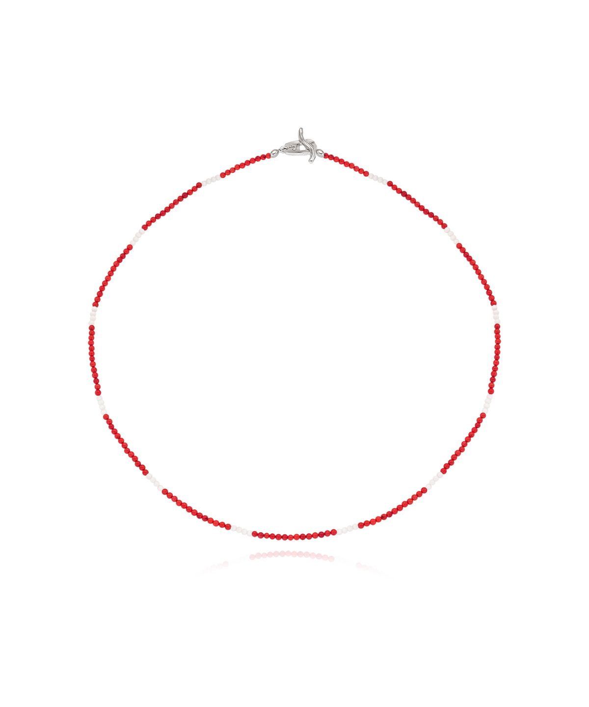 피알씨에스에스(PRCSS) Beads Necklace - Coral