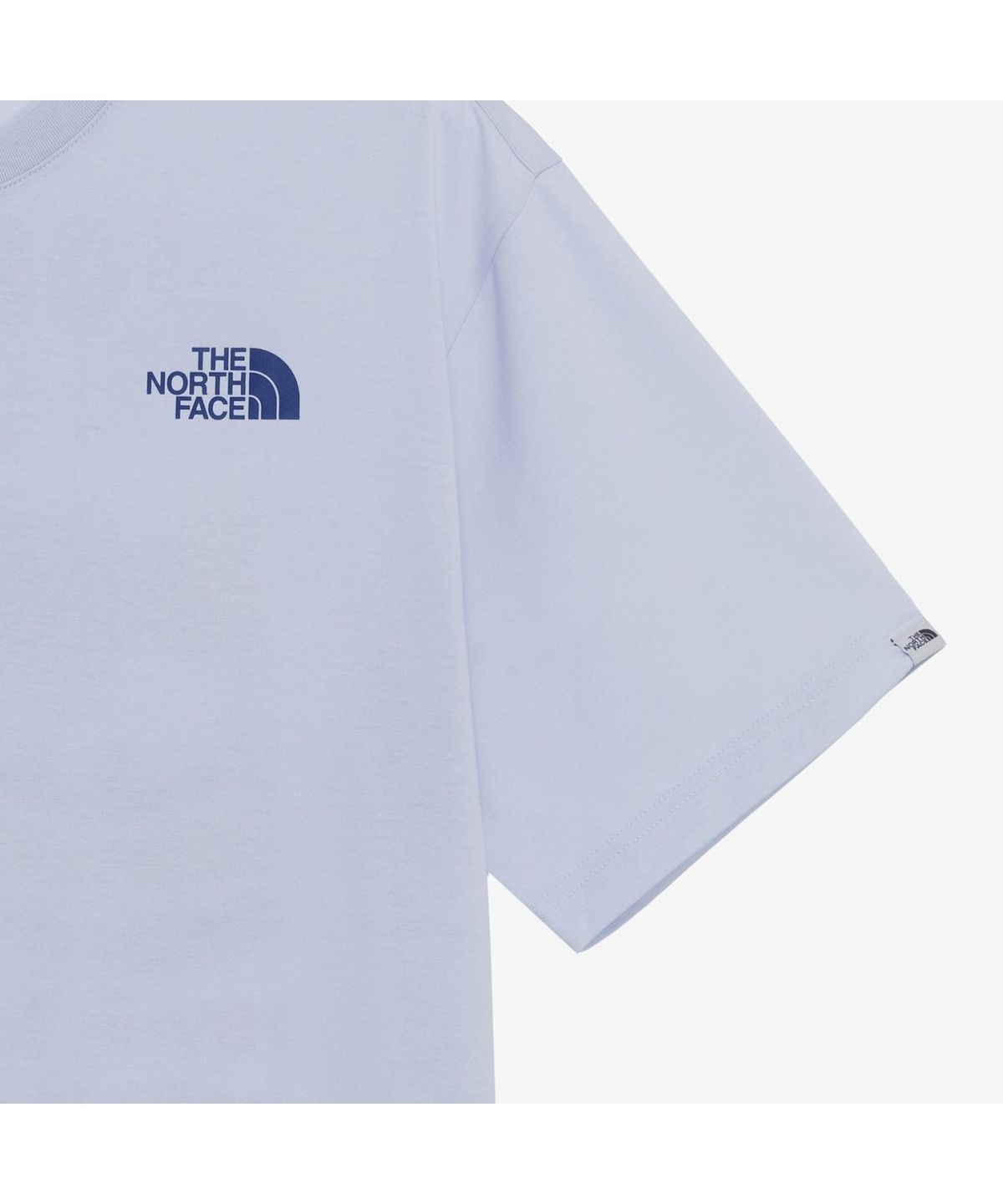 노스페이스(THE NORTH FACE) NT7UR12M 리버메이트 반팔 라운드티 LIGHT_BLUE