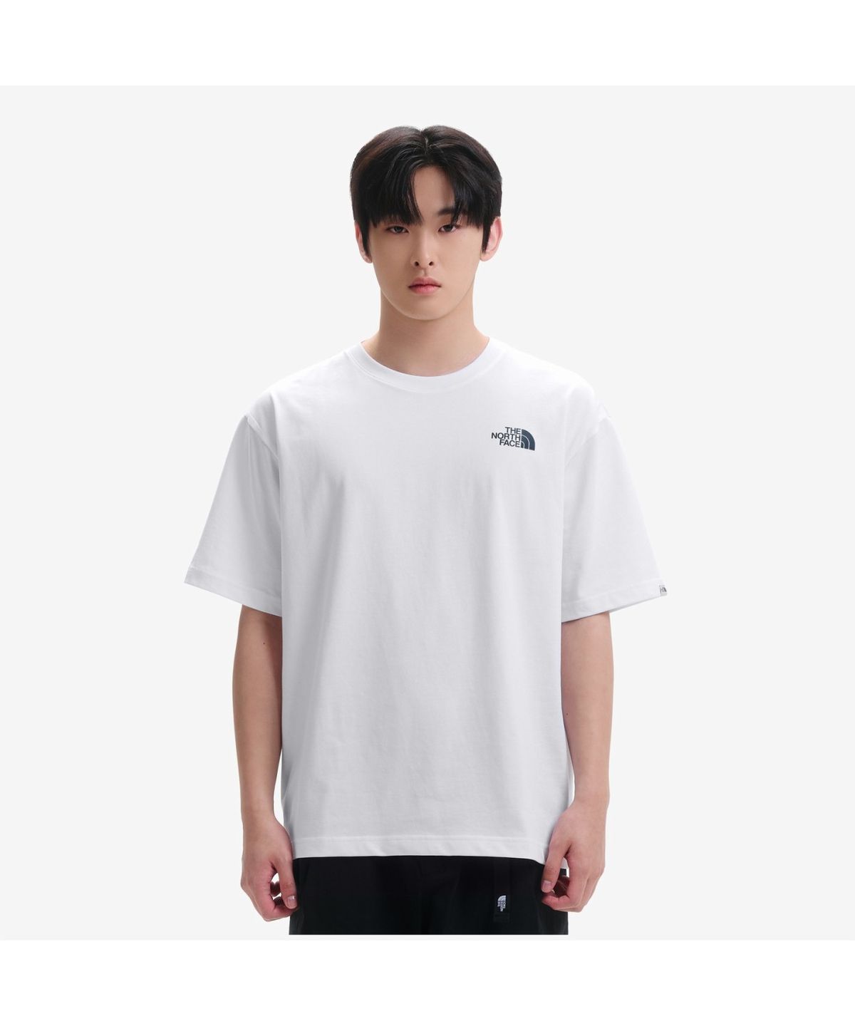 노스페이스(THE NORTH FACE) NT7UR12K 리버메이트 반팔 라운드티 WHITE