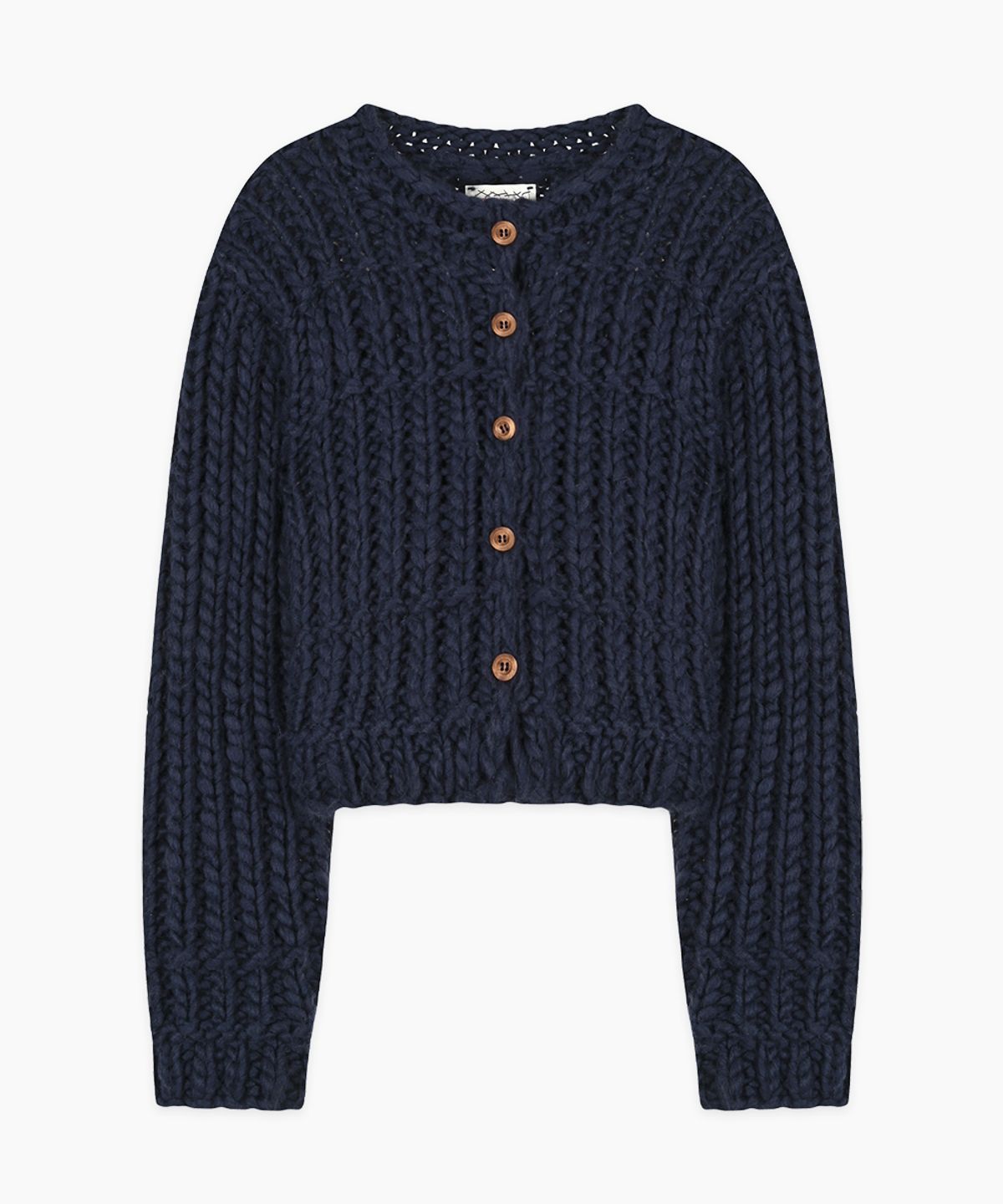 시눈(SINOON) Hand Made Short Cardigan (Navy)