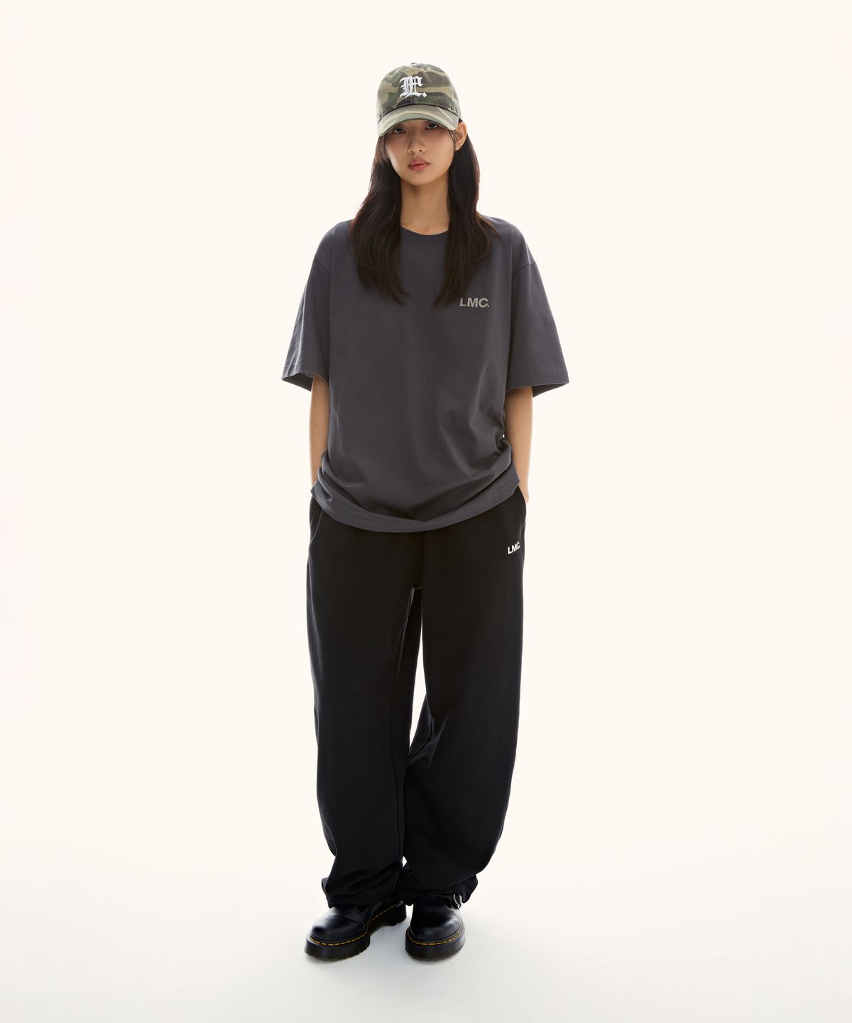 엘엠씨(LMC) OG COMBO TEE dark pink