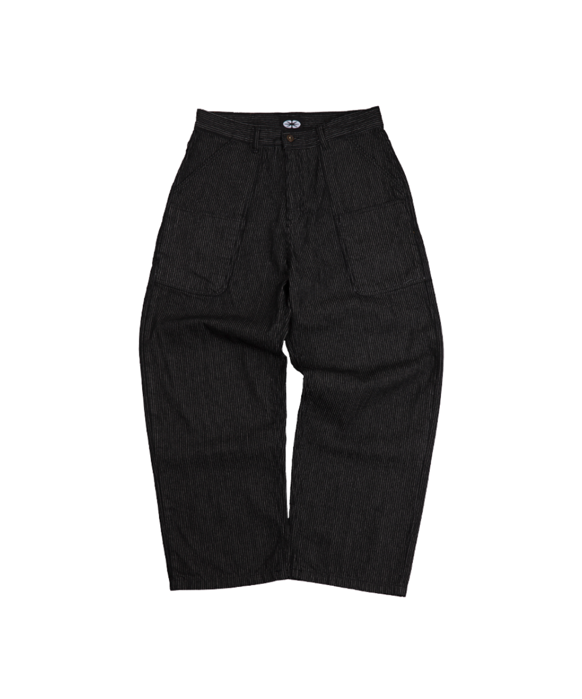 이알티알(ERTR) Stripe Denim Pants Black
