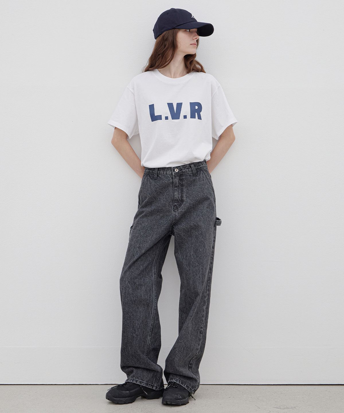 르바(LEVAR) L.V.R Signature Cotton T-shirt - Off White