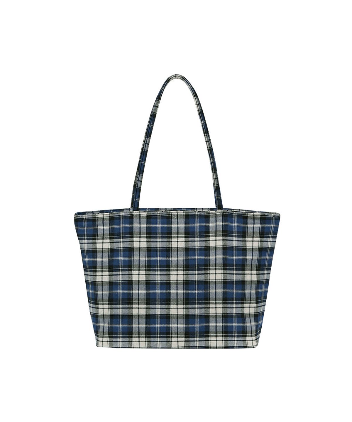 그레일즈(GRAILZ) CHECKERED TOTE BAG [BLUE]