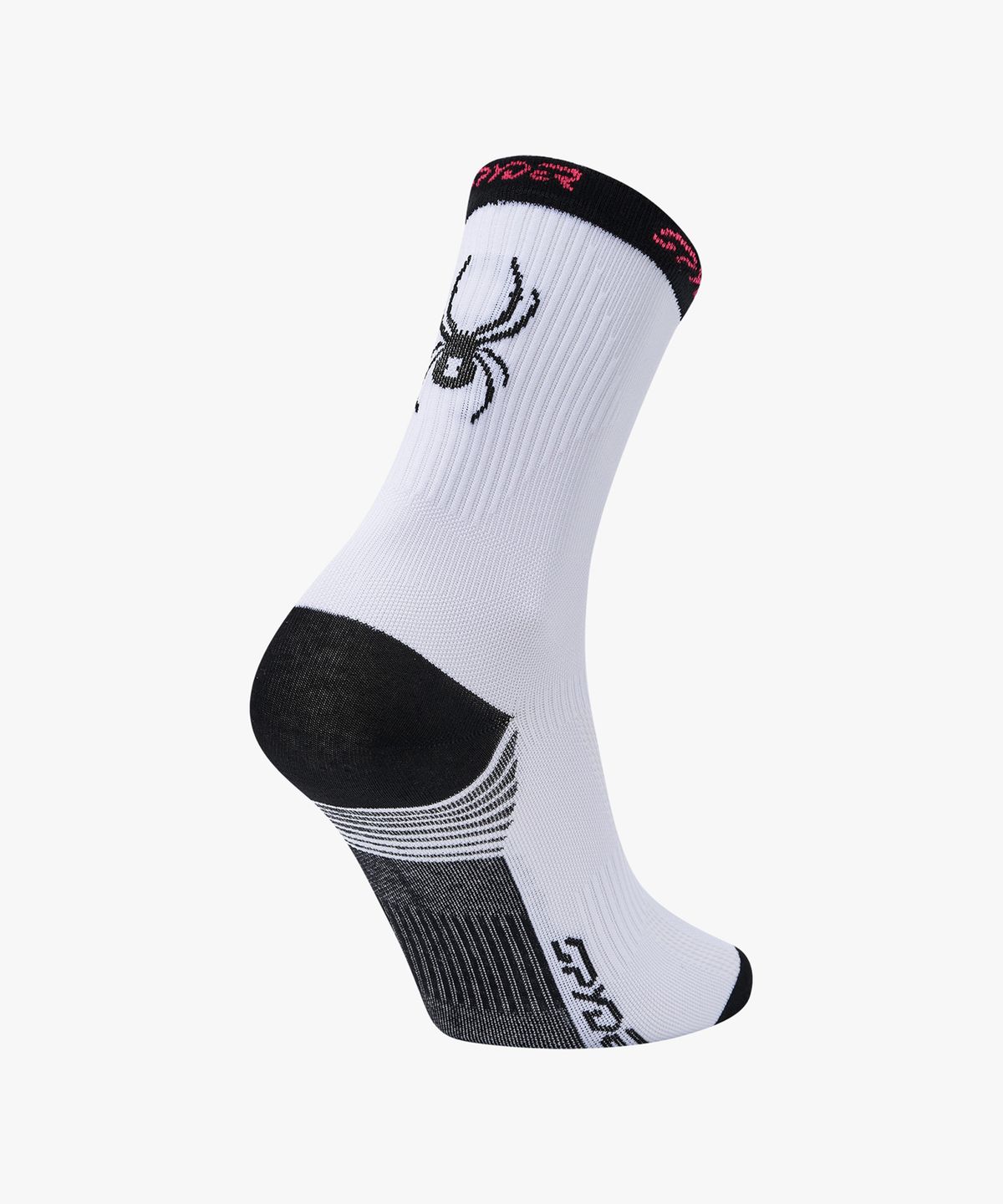 스파이더(SPYDER) 남성 사이클 로고 중목 양말 SPKPANSC501MWHT