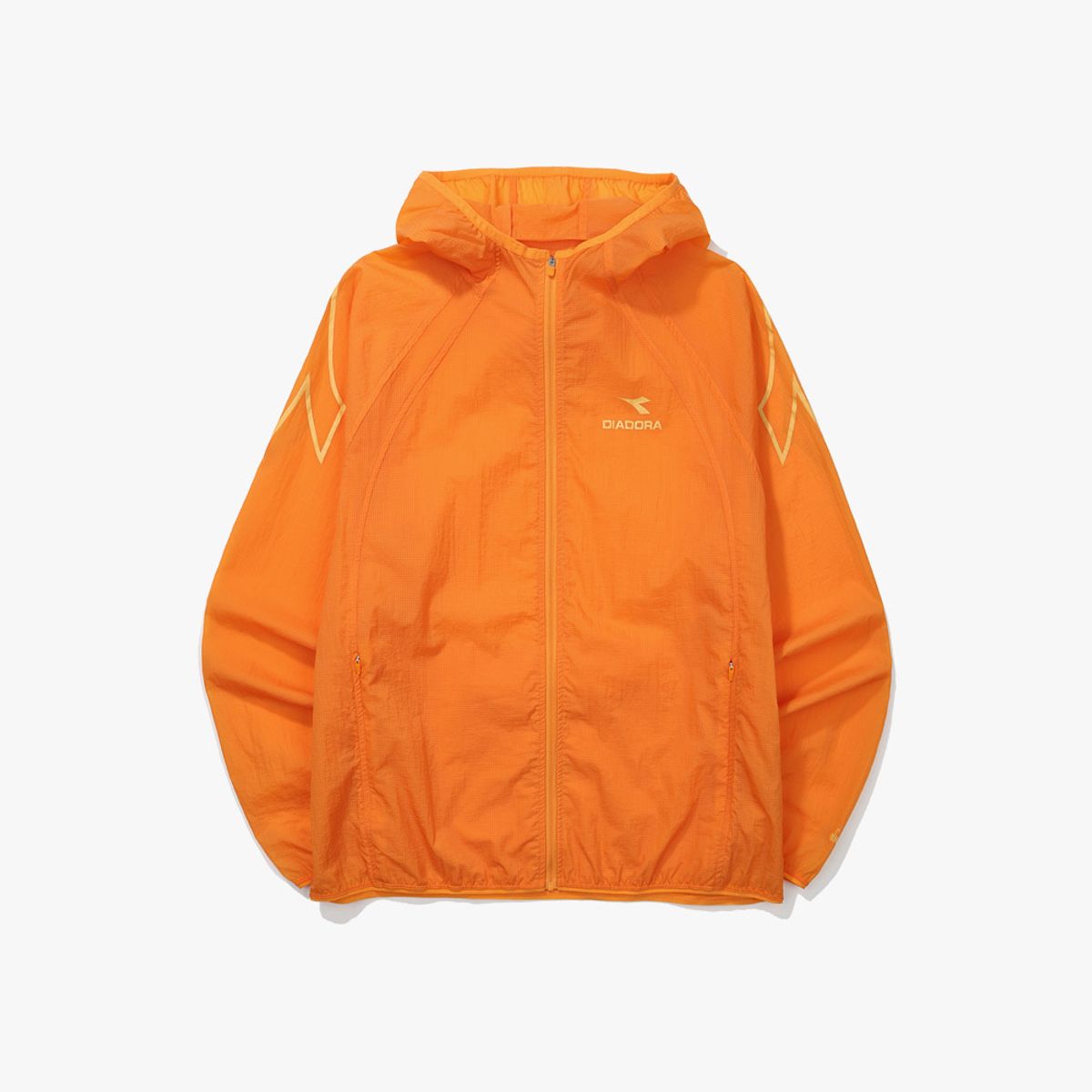 디아도라(diadora) 러닝 우븐 라이트 자켓 ORANGE