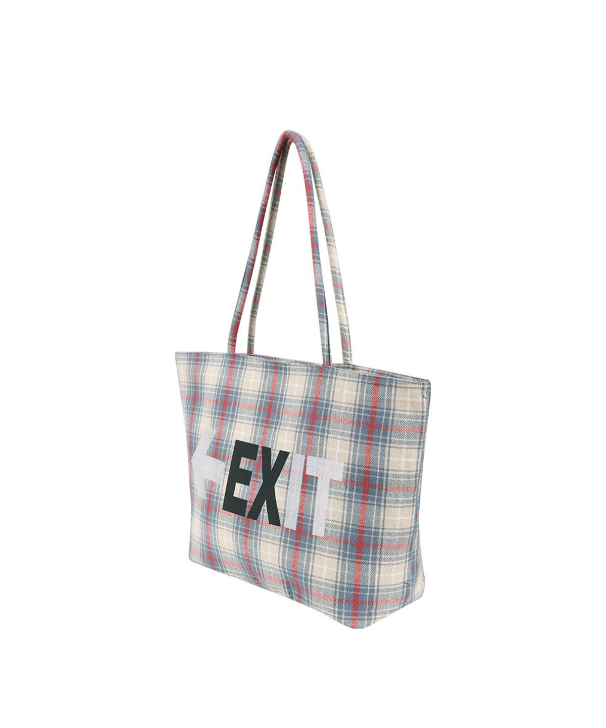그레일즈(GRAILZ) CHECKERED TOTE BAG [PINK]