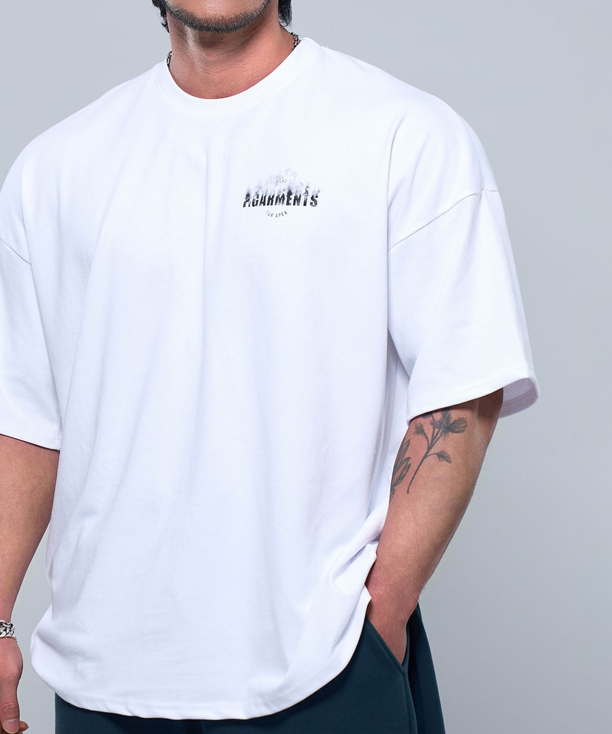 피지컬가먼츠(PHYSICAL GARMENTS) P2501 코튼메쉬 스모크 자이언트 반팔  [2 COLOR]