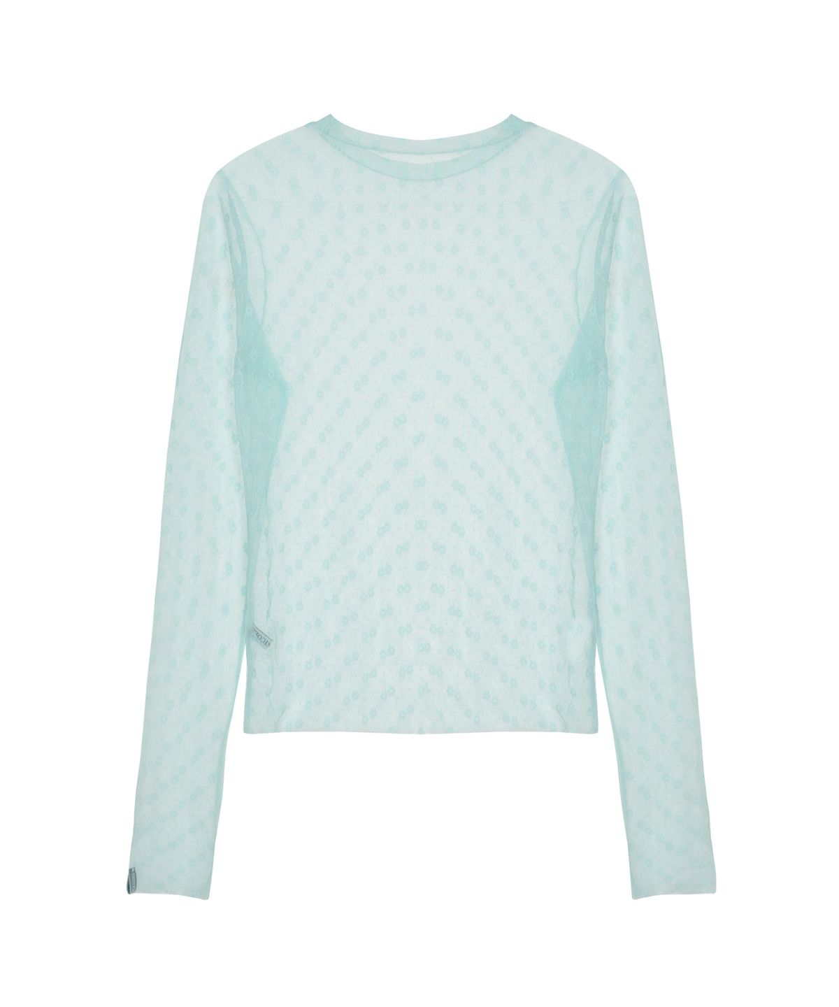 닉앤니콜(NICK&NICOLE) MASH FLOWER PATTERN TOP_MINT