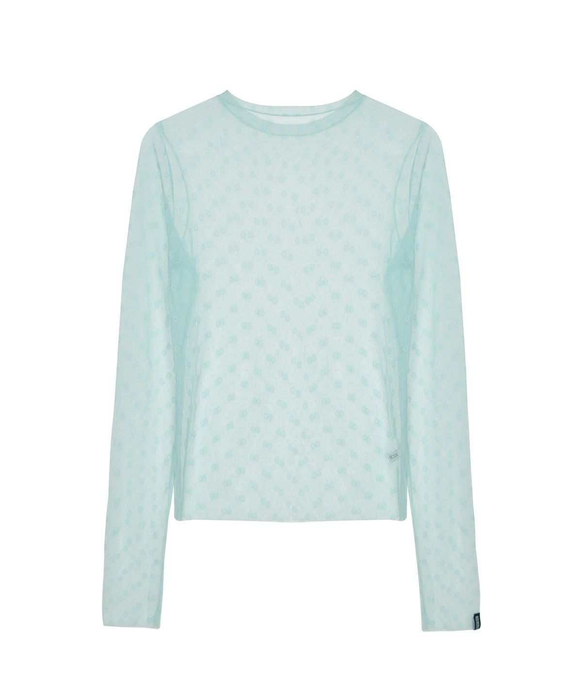 닉앤니콜(NICK&NICOLE) MASH FLOWER PATTERN TOP_MINT