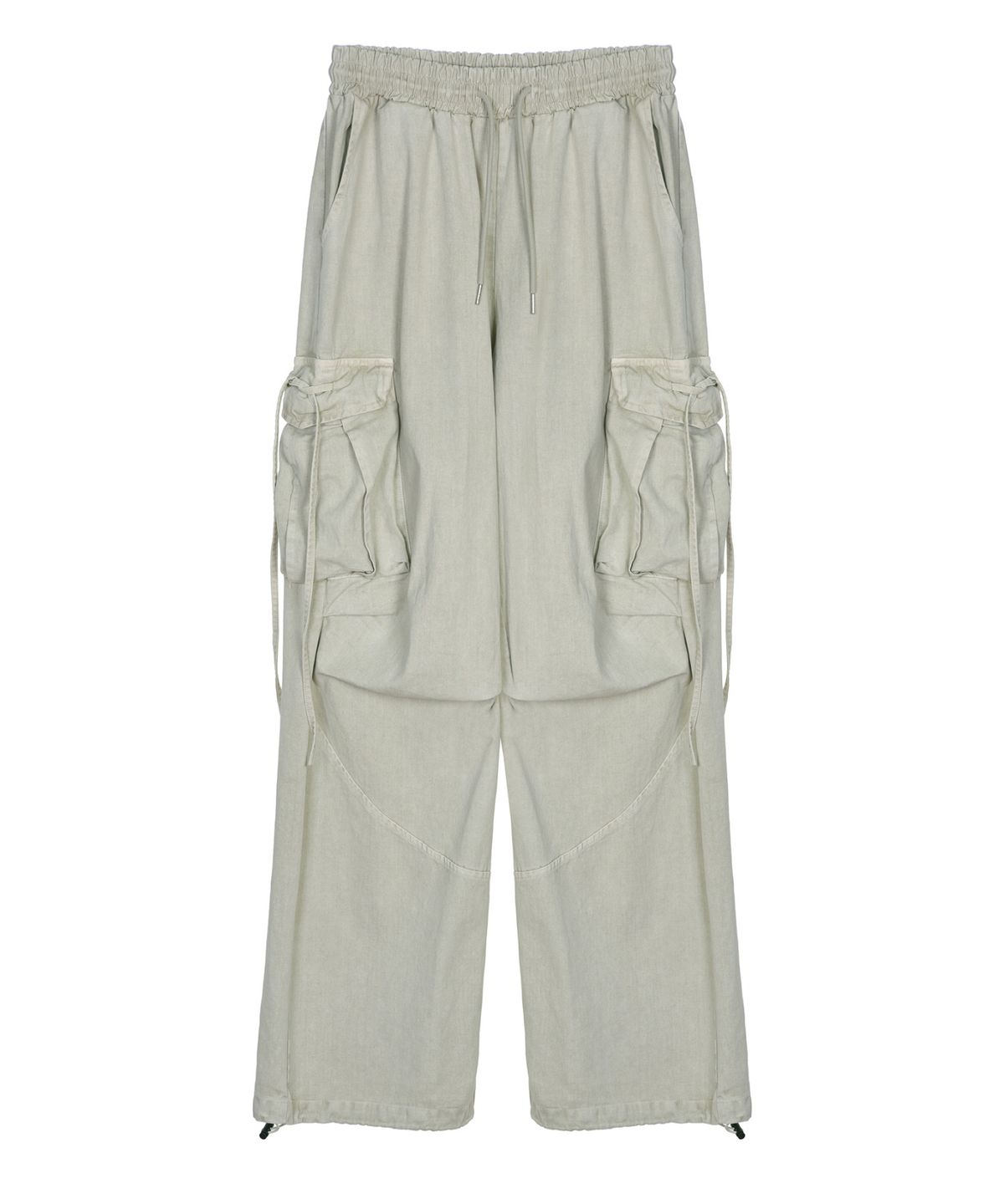 닉앤니콜(NICK&NICOLE) VINTAGE CARGO STRING WIDE PANTS_BEIGE