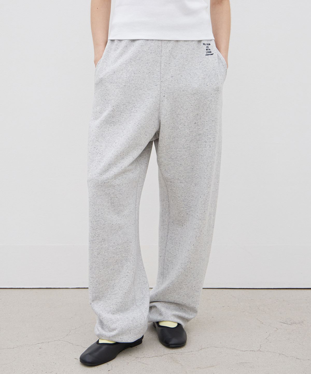 르바(LEVAR) Everyday Soft Sweatpants - Melange Grey