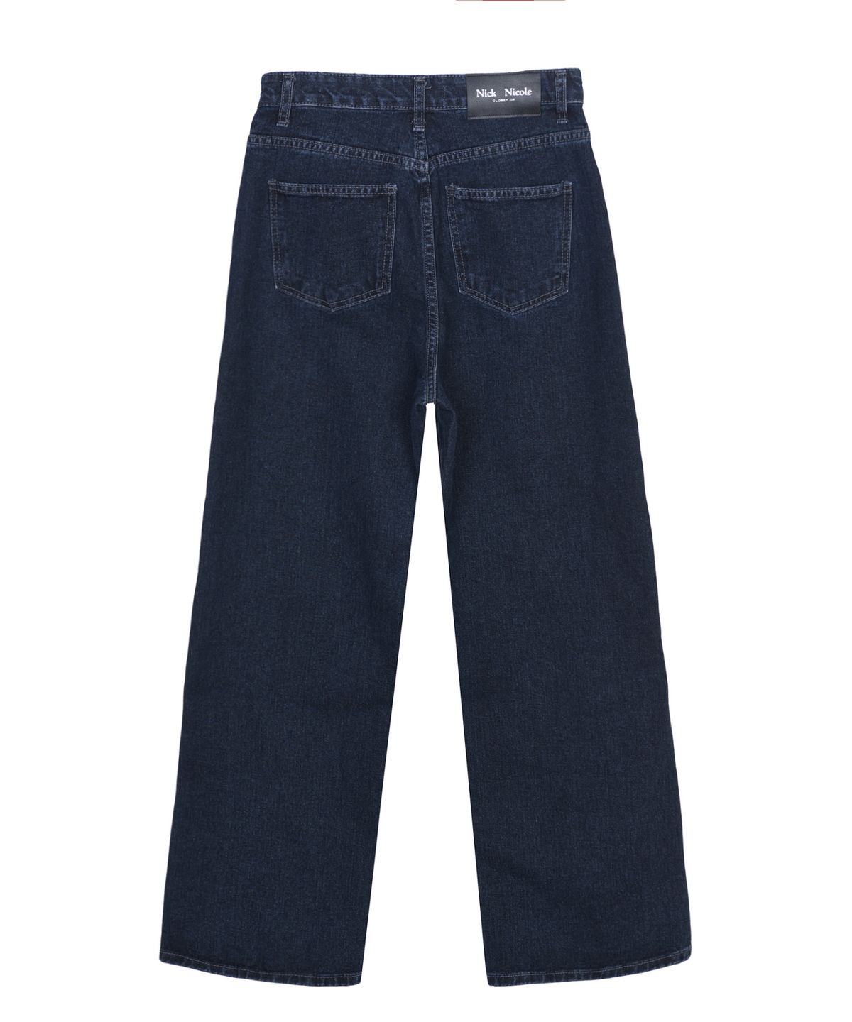 닉앤니콜(NICK&NICOLE) UNIQUE REGULAR DENIM PANTS_DARK BLUE