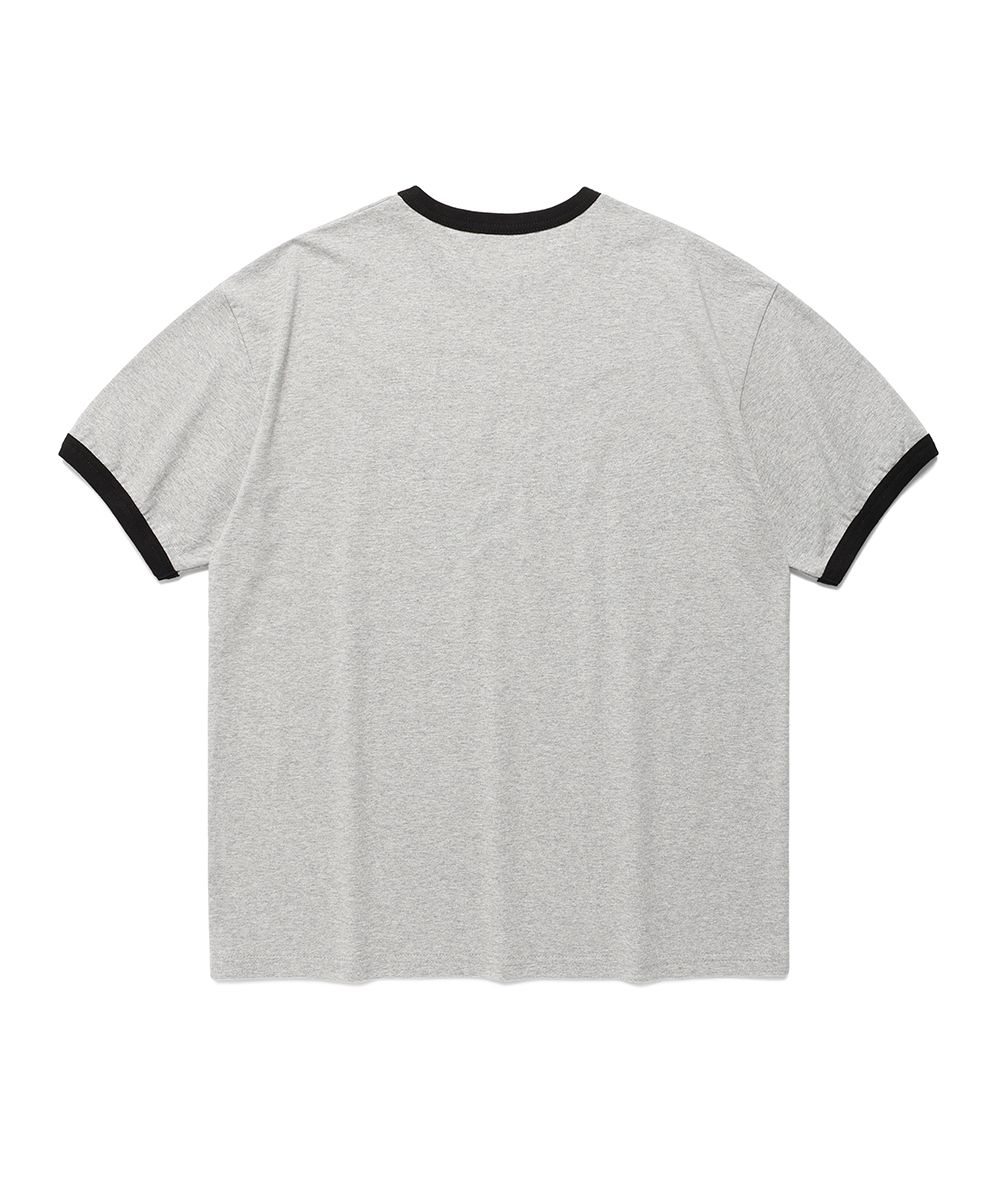 MUSINSA | CAVISH TWIN STAR RINGER SS TEE GREY(CV2FMUT549A)