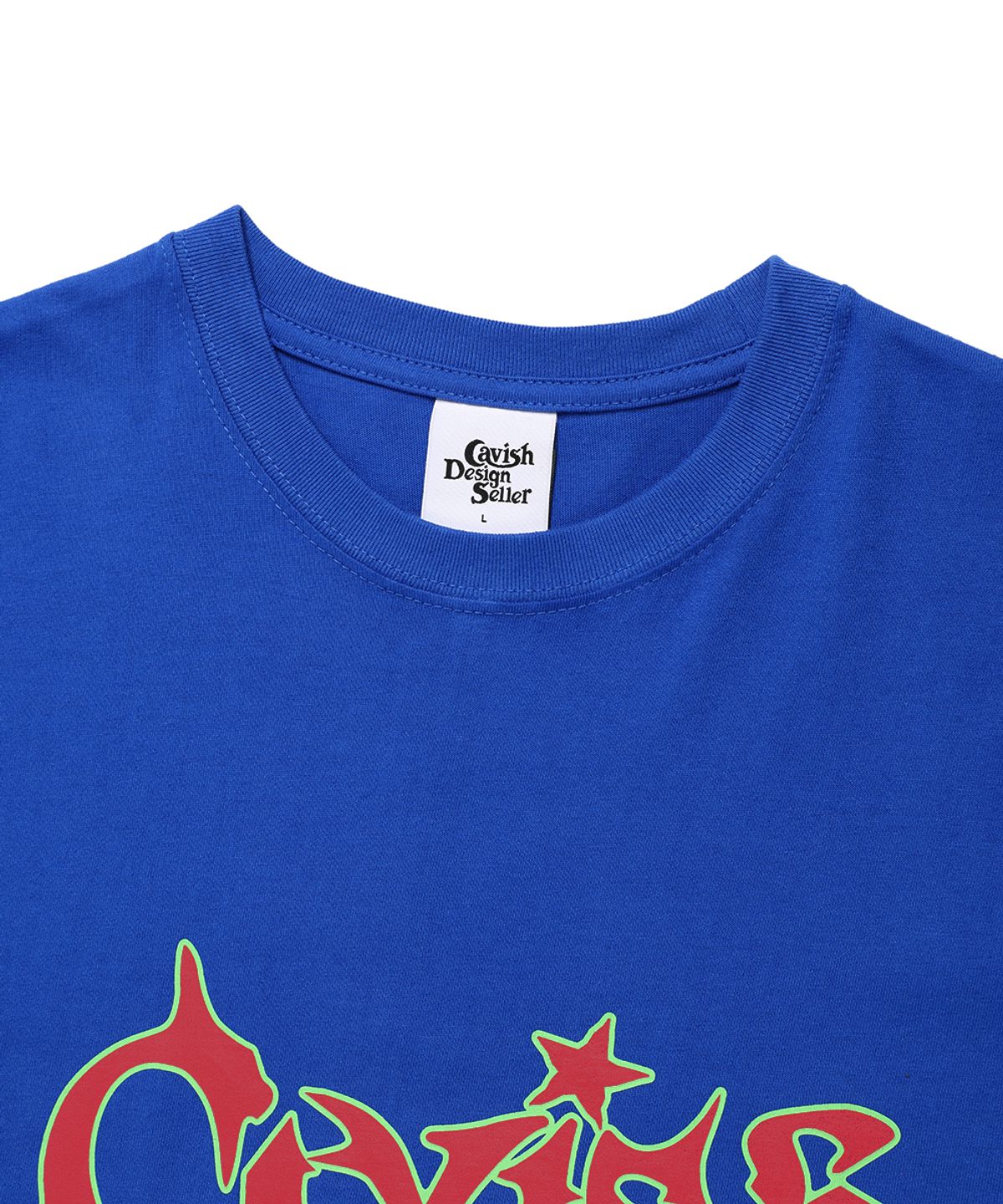 카비시(CAVISH) PSYCHE LOGO SS TEE BLUE(CV2FMUT505A)