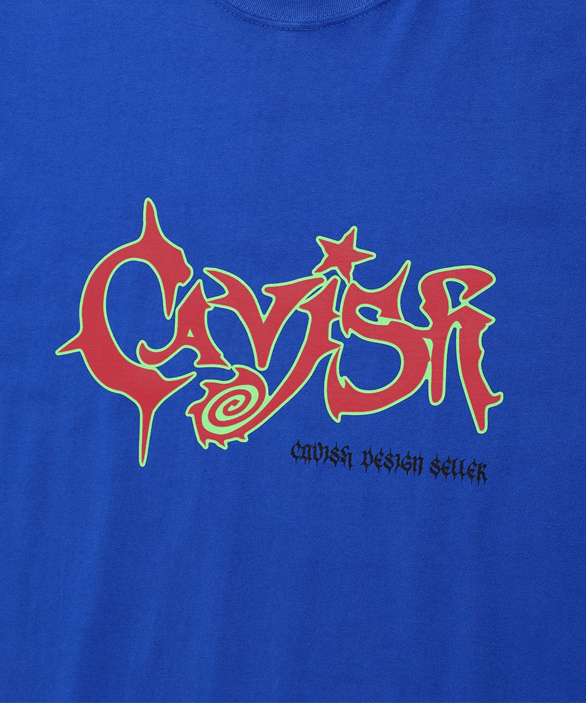카비시(CAVISH) PSYCHE LOGO SS TEE BLUE(CV2FMUT505A)