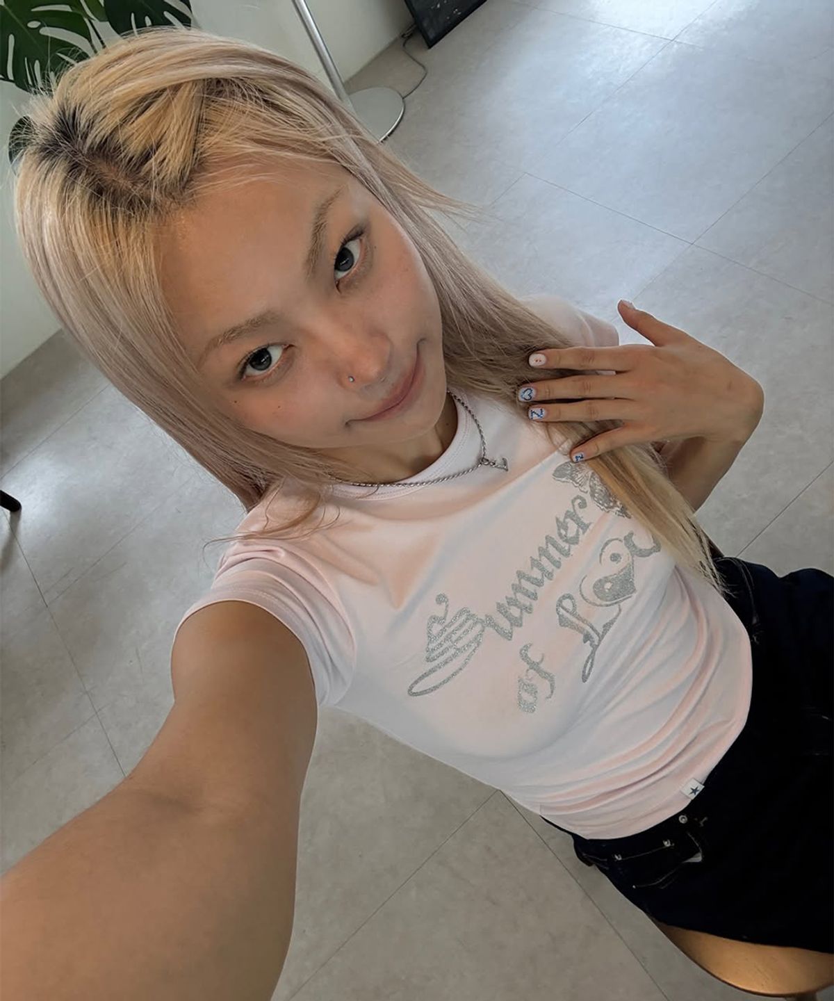 카비시(CAVISH) W SOL SS TEE PINK(CV2FMFT512A)