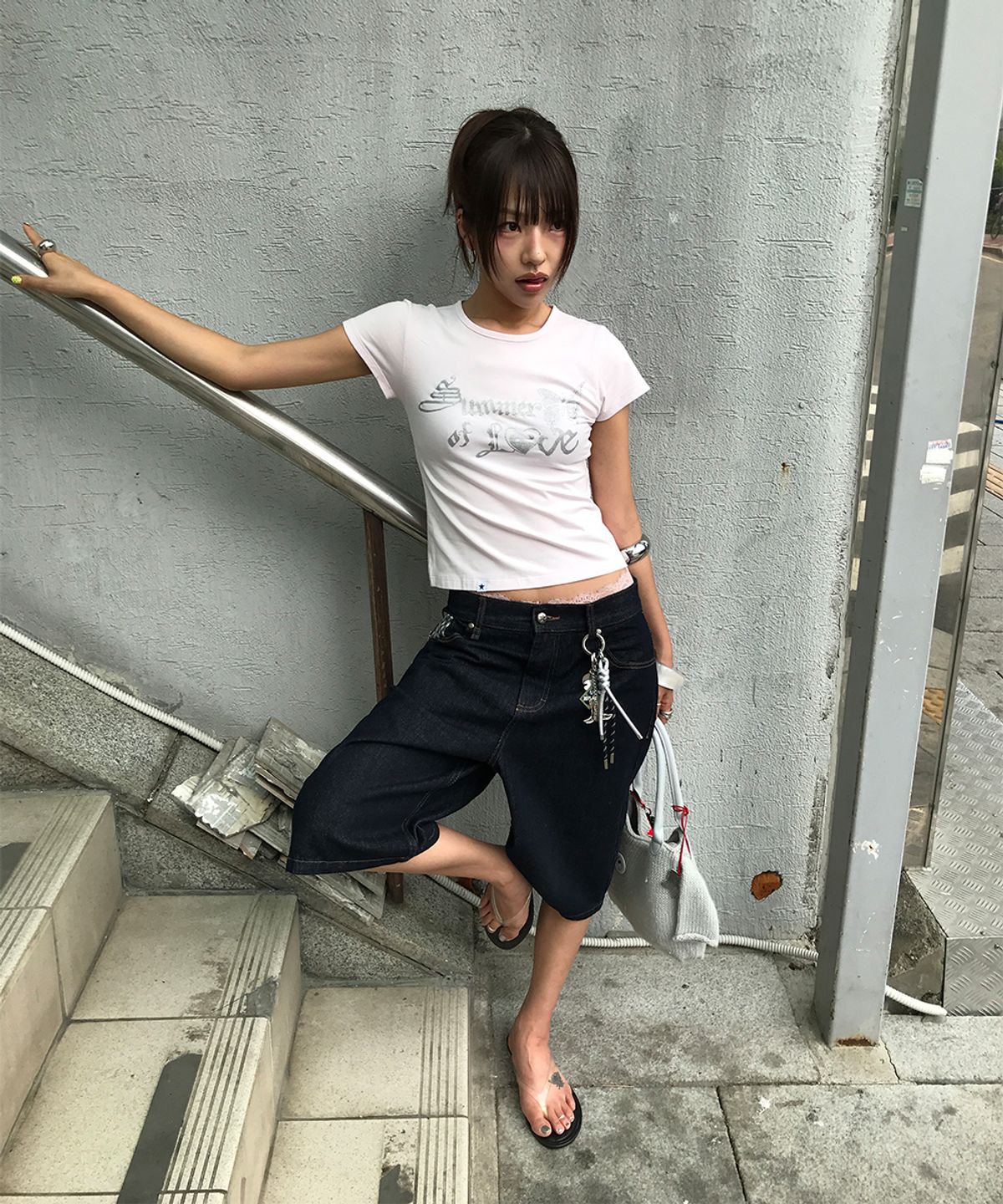 카비시(CAVISH) W SOL SS TEE PINK(CV2FMFT512A)