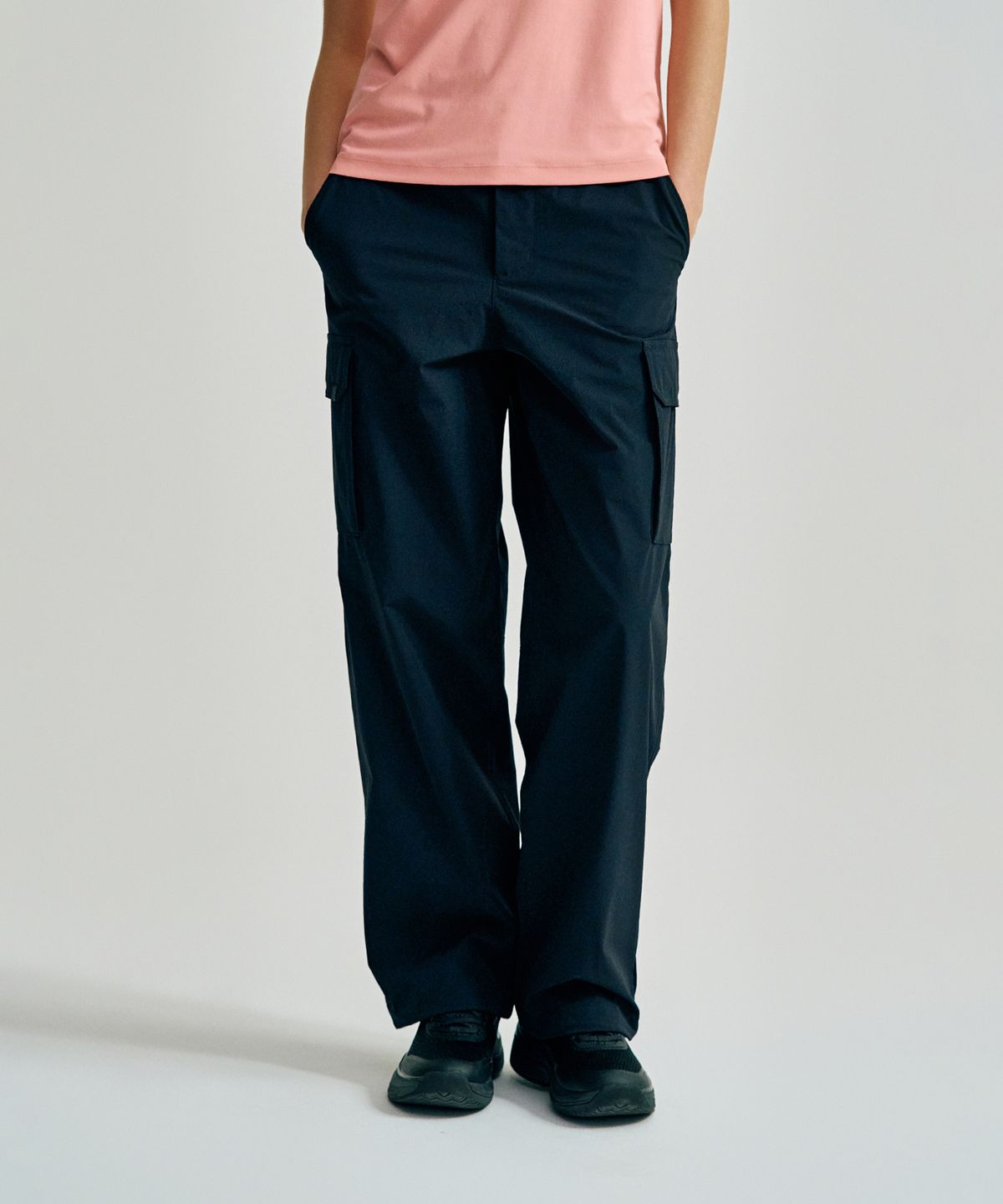 세르지오 타키니(SERGIO TACCHINI) U 우븐 릴렉스&조거 2-WAY 팬츠 (Black)