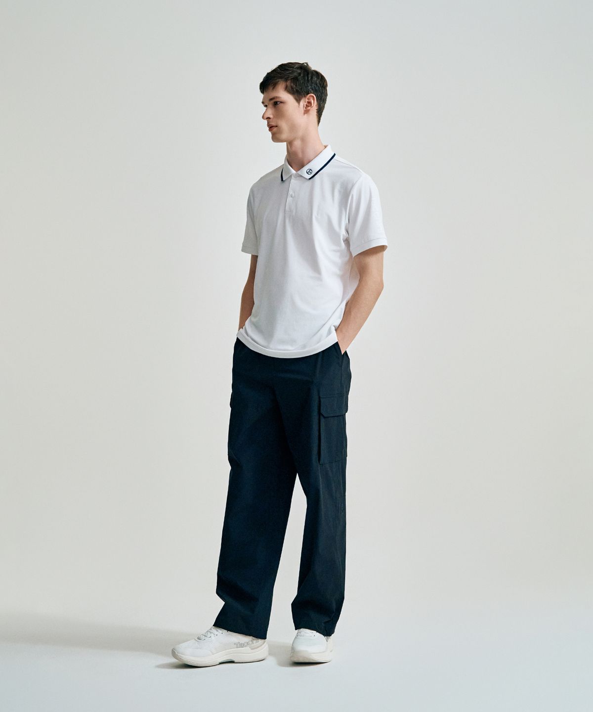 세르지오 타키니(SERGIO TACCHINI) U 우븐 릴렉스&조거 2-WAY 팬츠 (Black)