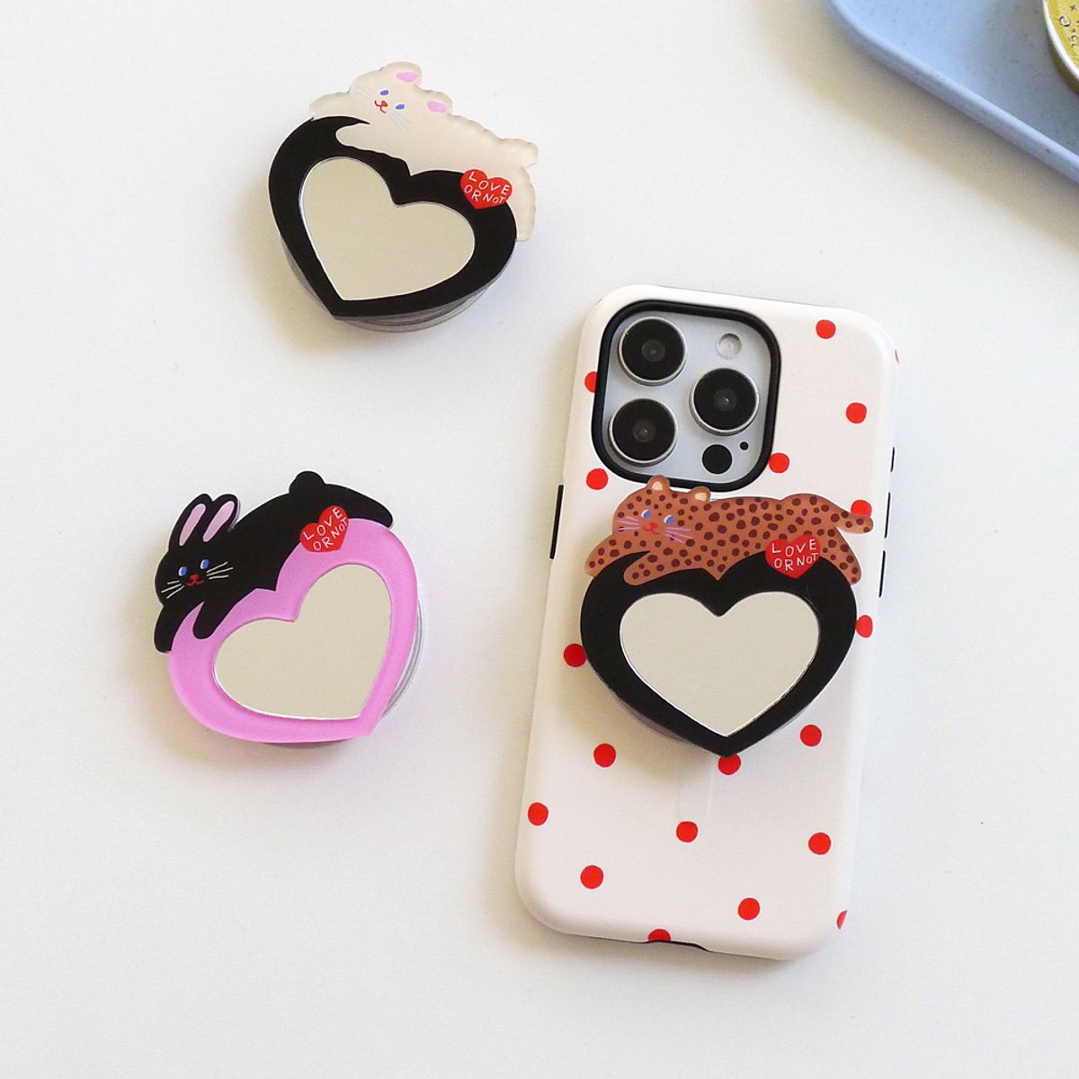 러브오낫(LOVE OR NOT) 맥세이프/터프_Red Balls-Ivory Magsafe/Tough Phonecase