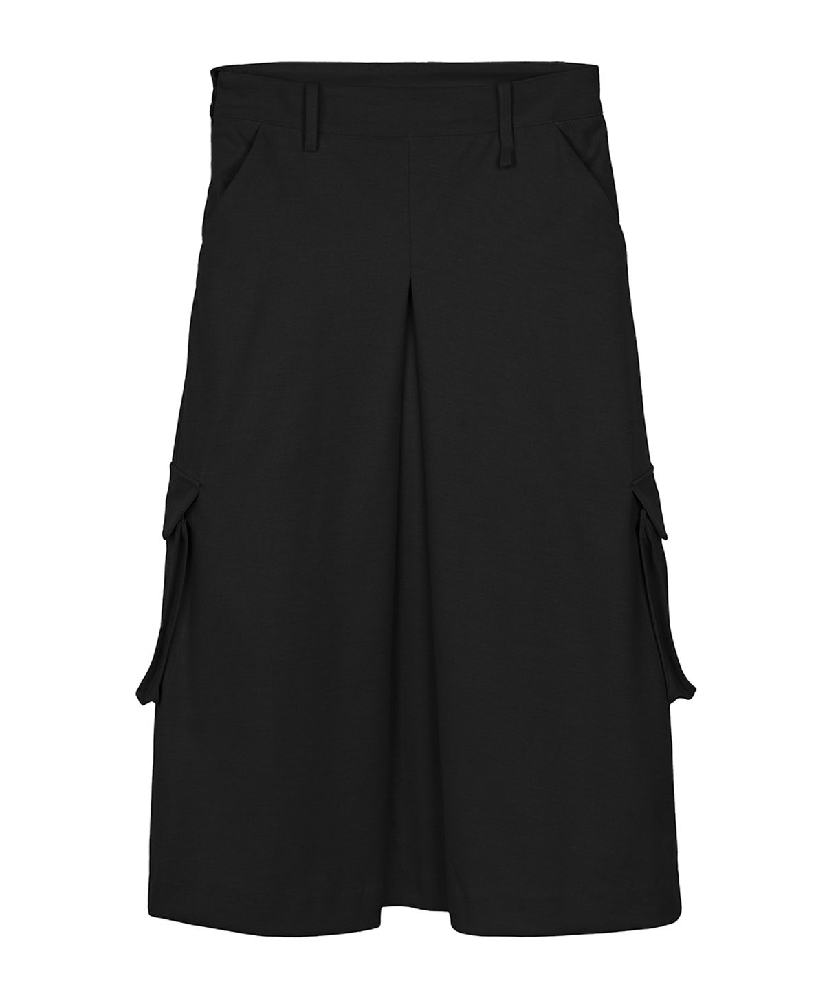이예(YIYAE) Ciel Ligne Pocket Pleat Skirt Black