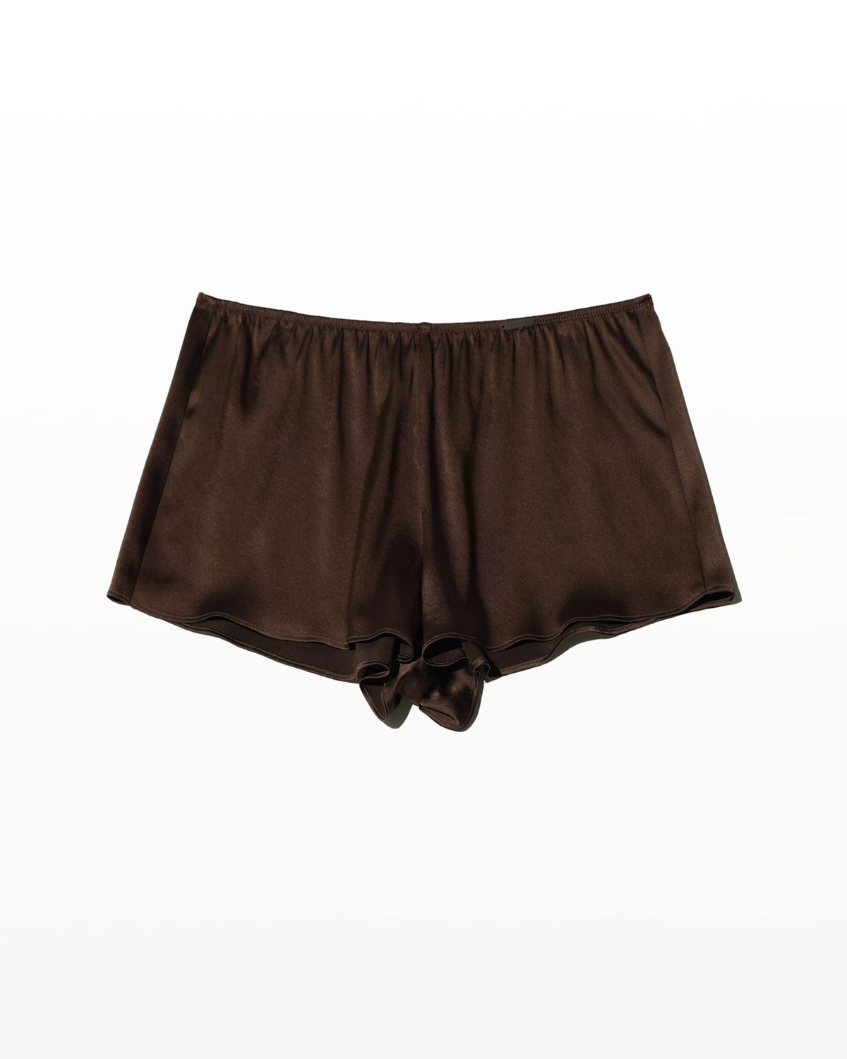 후포(HOOPOE) love silk boy shorts_choco brown