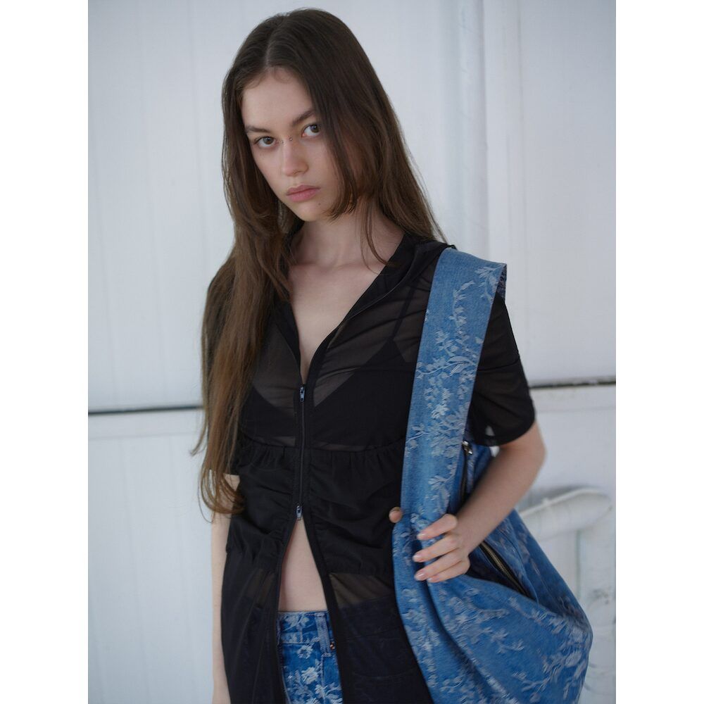 No.467 デニムリメイクバッグ BIGサイズ カウスカル インディアン No