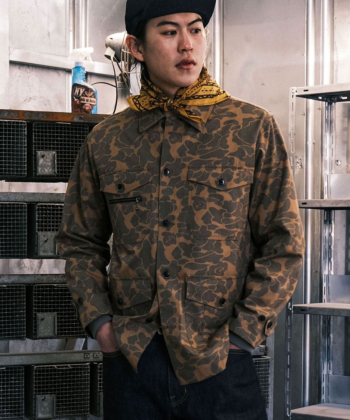 비디알(VDR) CAMOUFLAGE CRUSIER JACKET