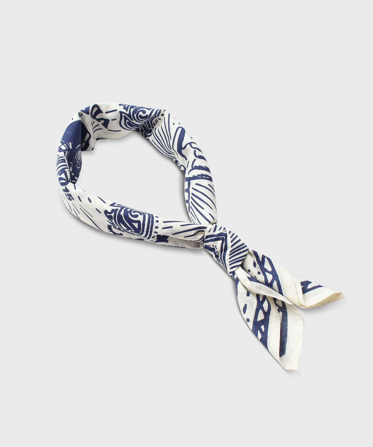 비디알(VDR) 60x60 BIKERS BANDANA [Ivory]