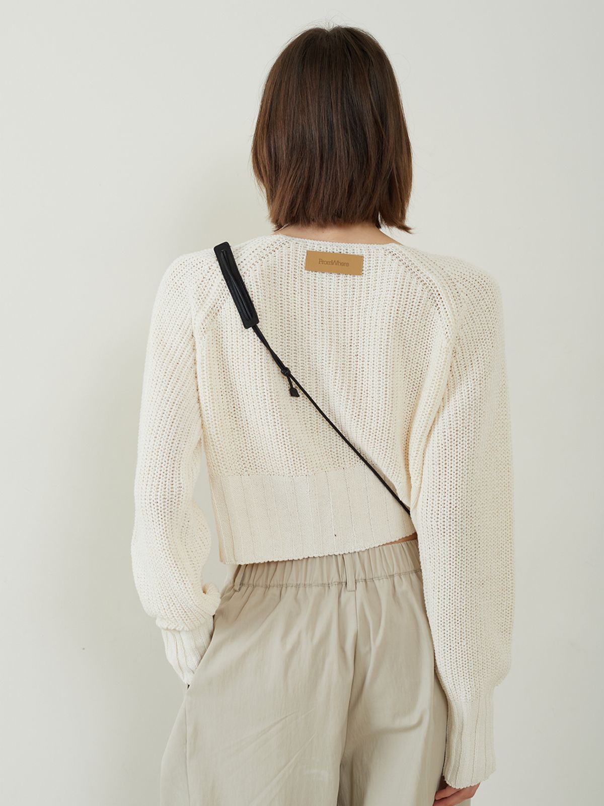 프롬웨얼(FROMWHERE) Baloon Fit Two Tucked Pants Beige