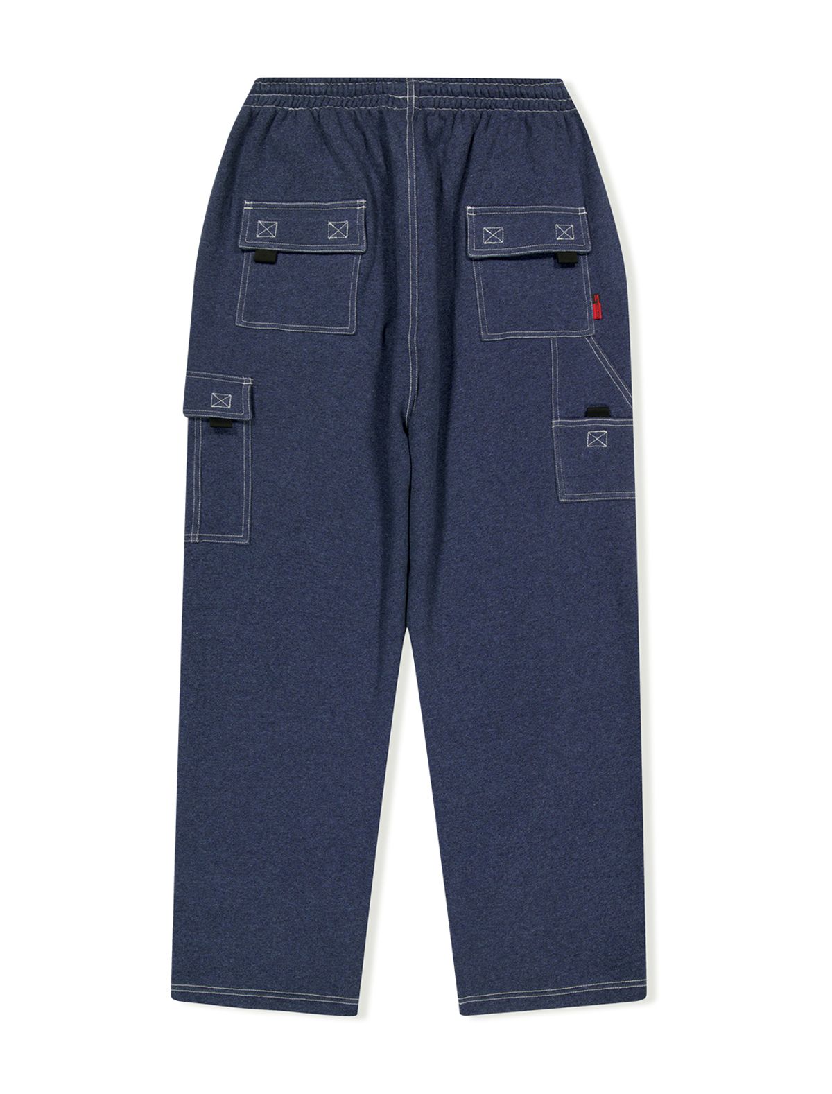 예스아이씨(YESEYESEE) Y.E.S Stitch Painter Sweatpants Navy